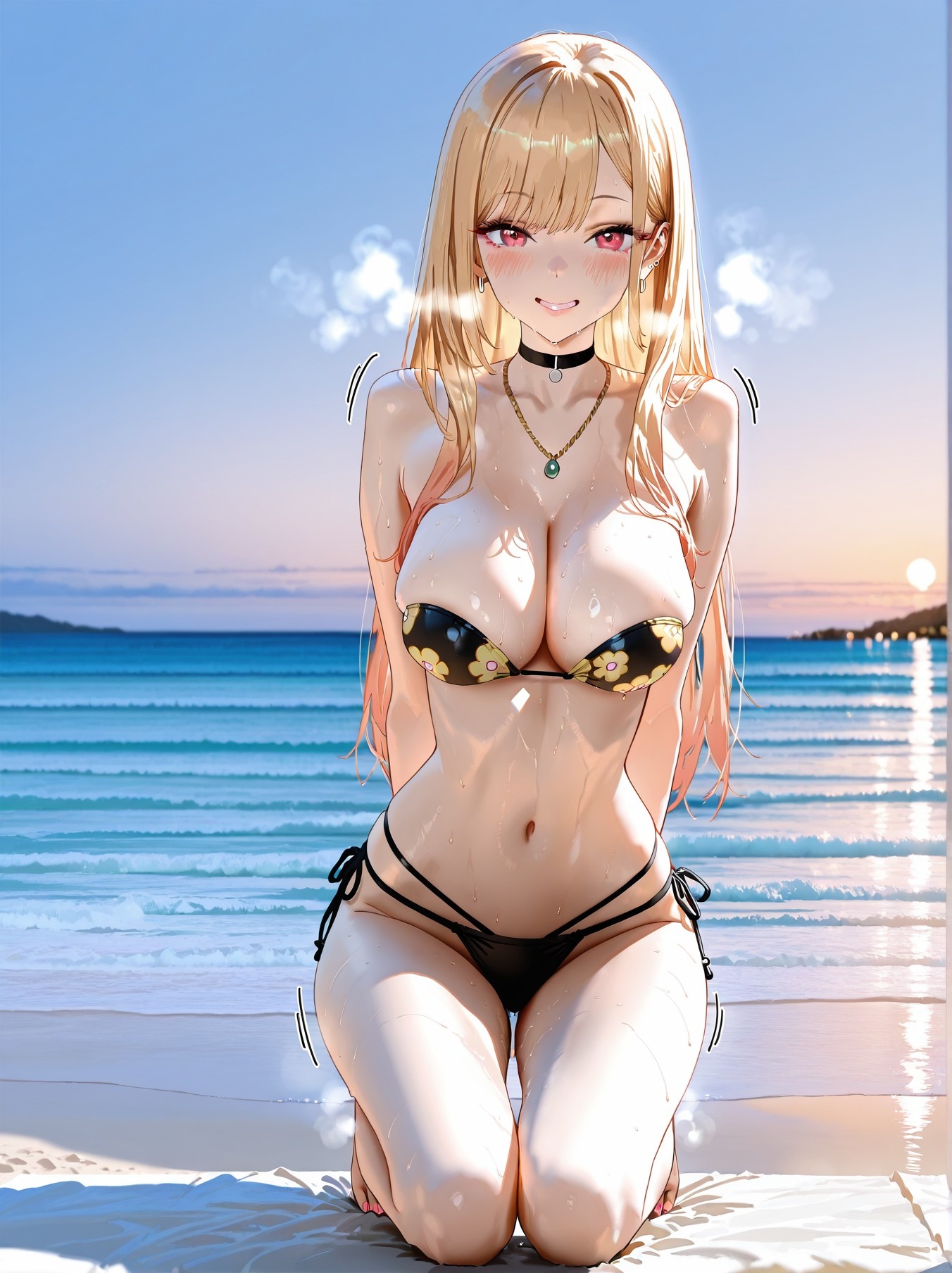 AI Generated Anime Girl - 更衣人偶坠入爱河 喜多川海梦 Vol.2：学生装紧身衣露穴 128P