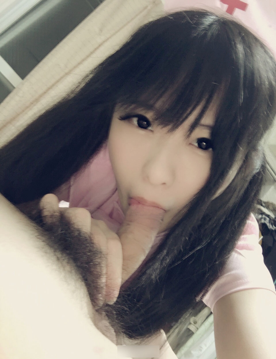 [私房] 习呆呆 - นางพยาบาลสีชมพู: ชุดนางพยาบาลถุงน่องขาว ถ่ายภาพส่วนตัวสุดเซ็กซี่ 32P2V