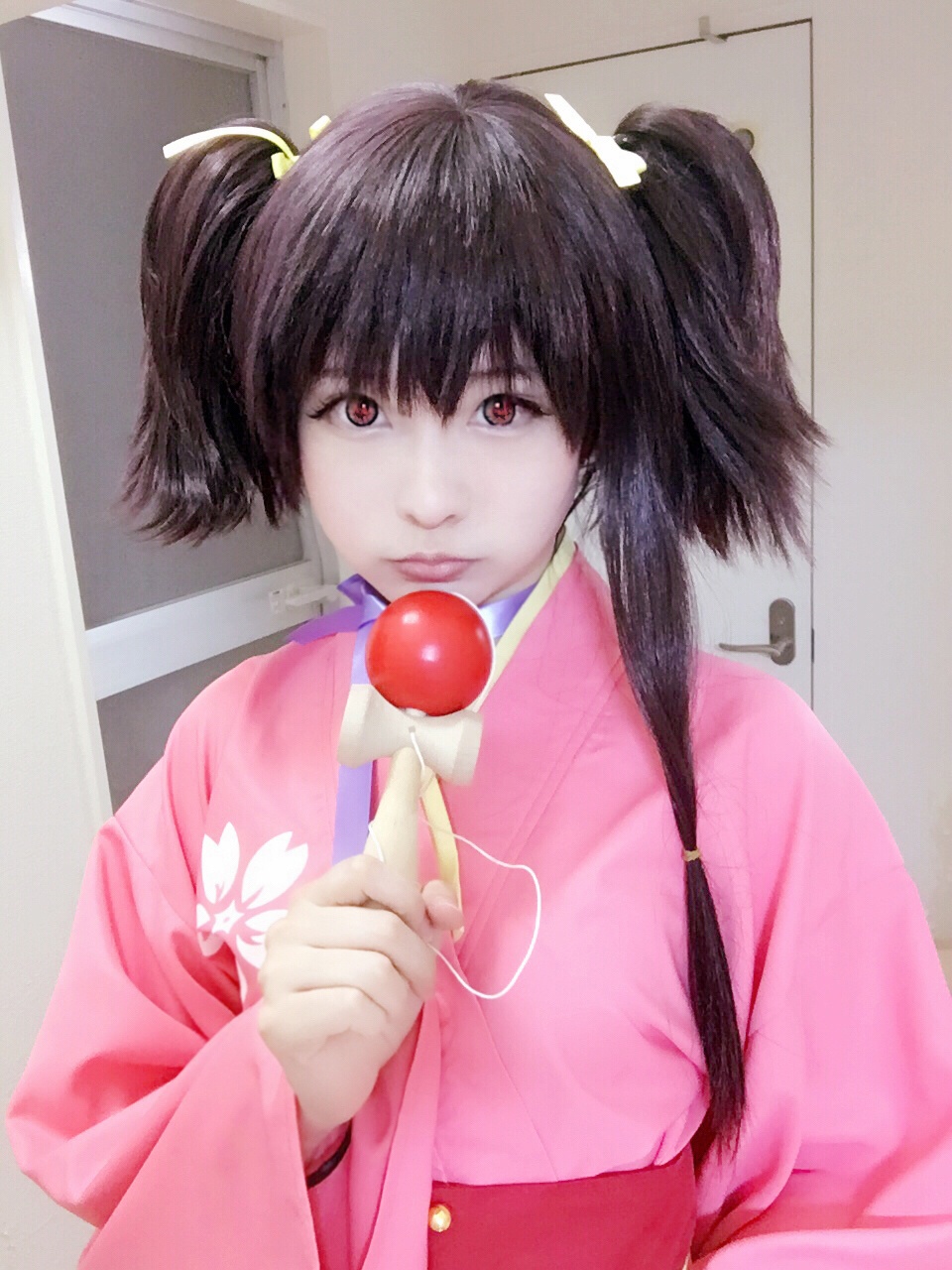 [cosplay] 习呆呆 - 甲铁城的卡巴内瑞 无名：粉衣露点美腿大尺度还原 36P3V