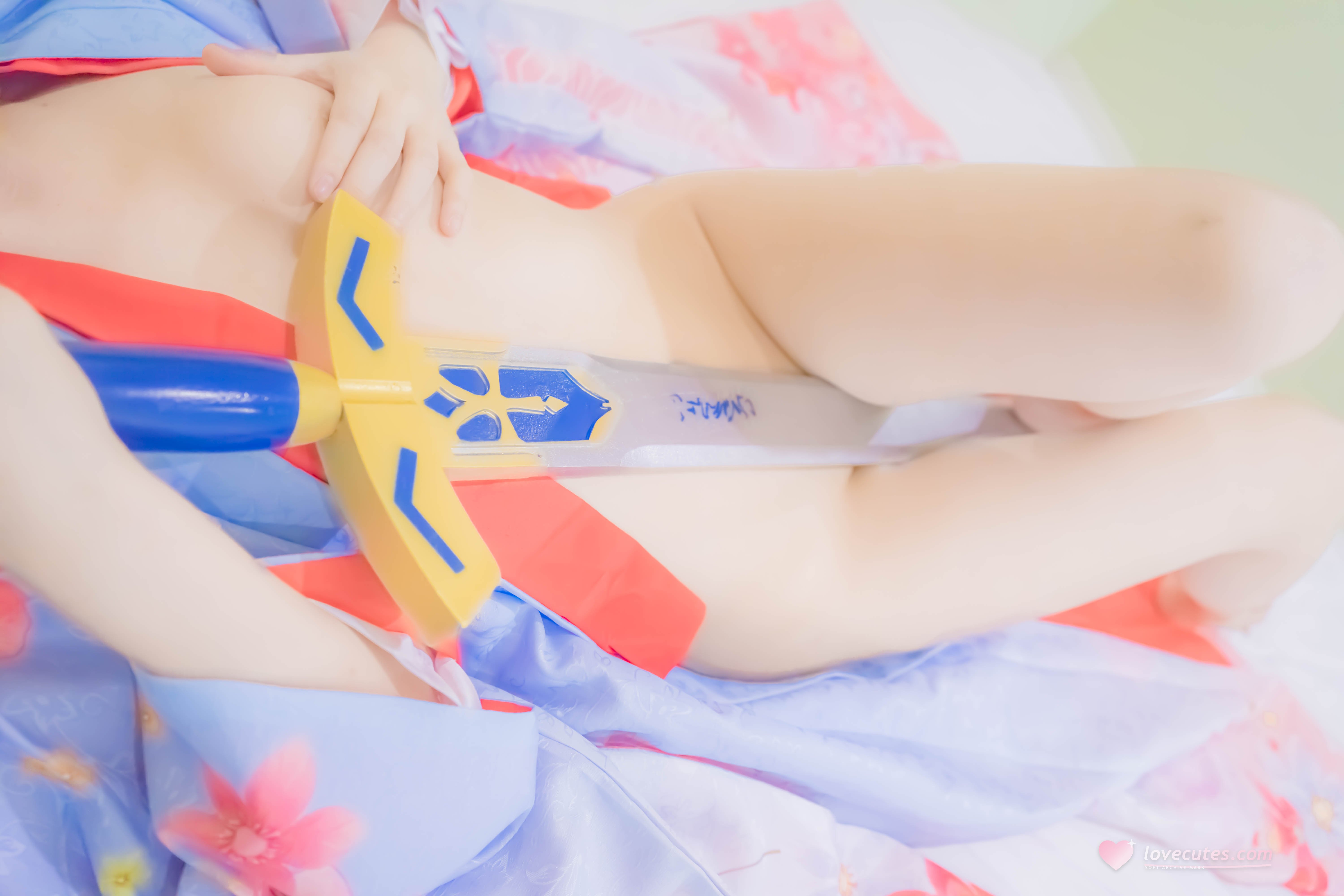 [cosplay] 少女映画 - Fate Saber 晴着和服：大尺度角色还原 88P