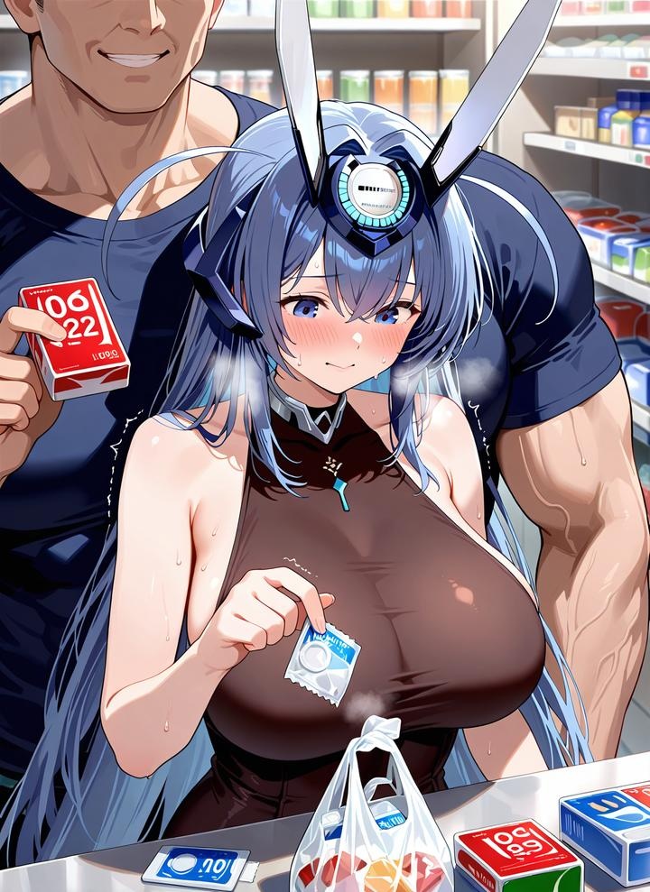 アズールレーン AI画像 碧蓝航线 新泽西：紧身衣湿身露点 ギャラリー 52P