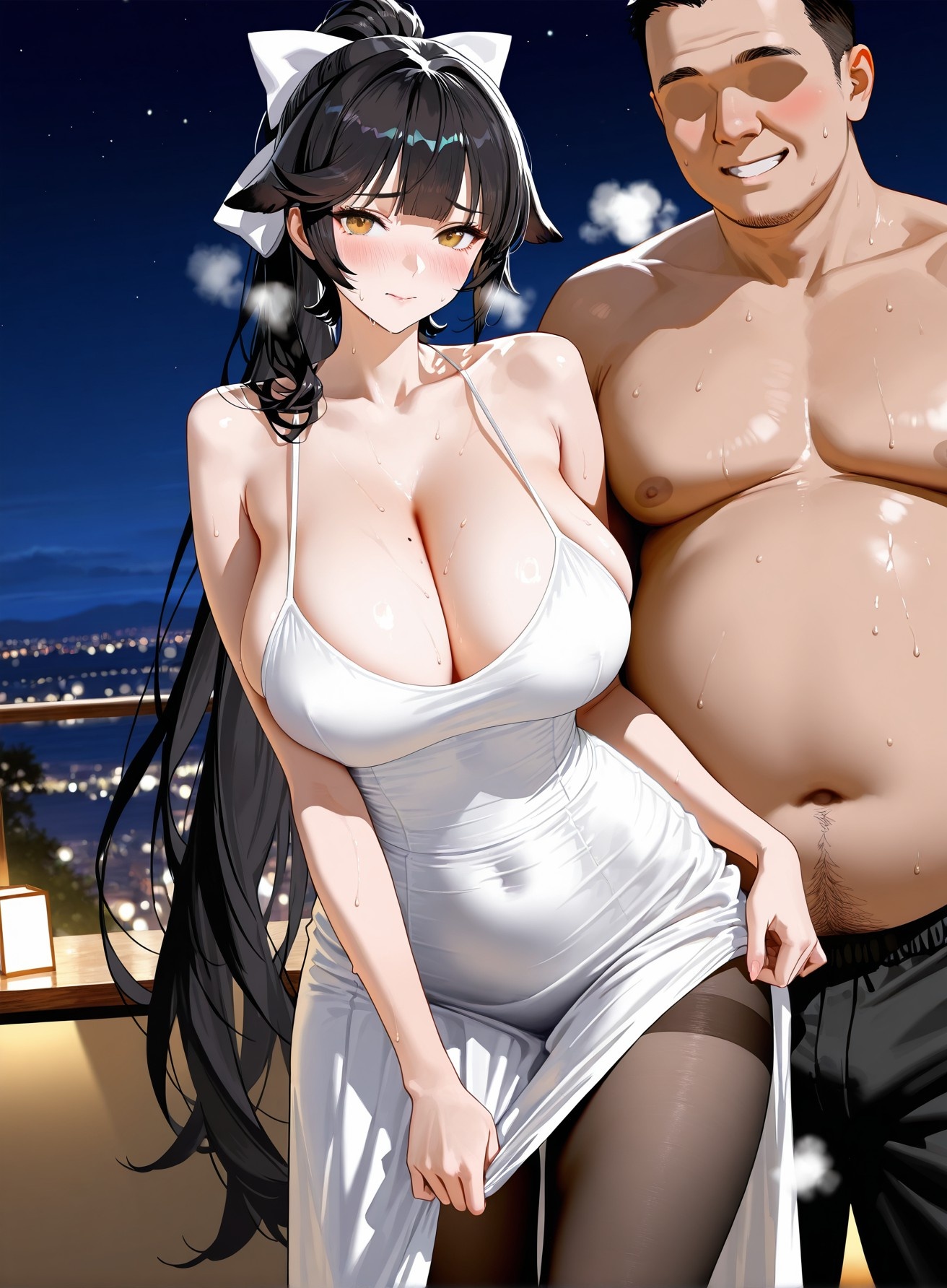 碧蓝航线 AI 美图：碧蓝航线 高雄：黑丝白丝露穴 126P
