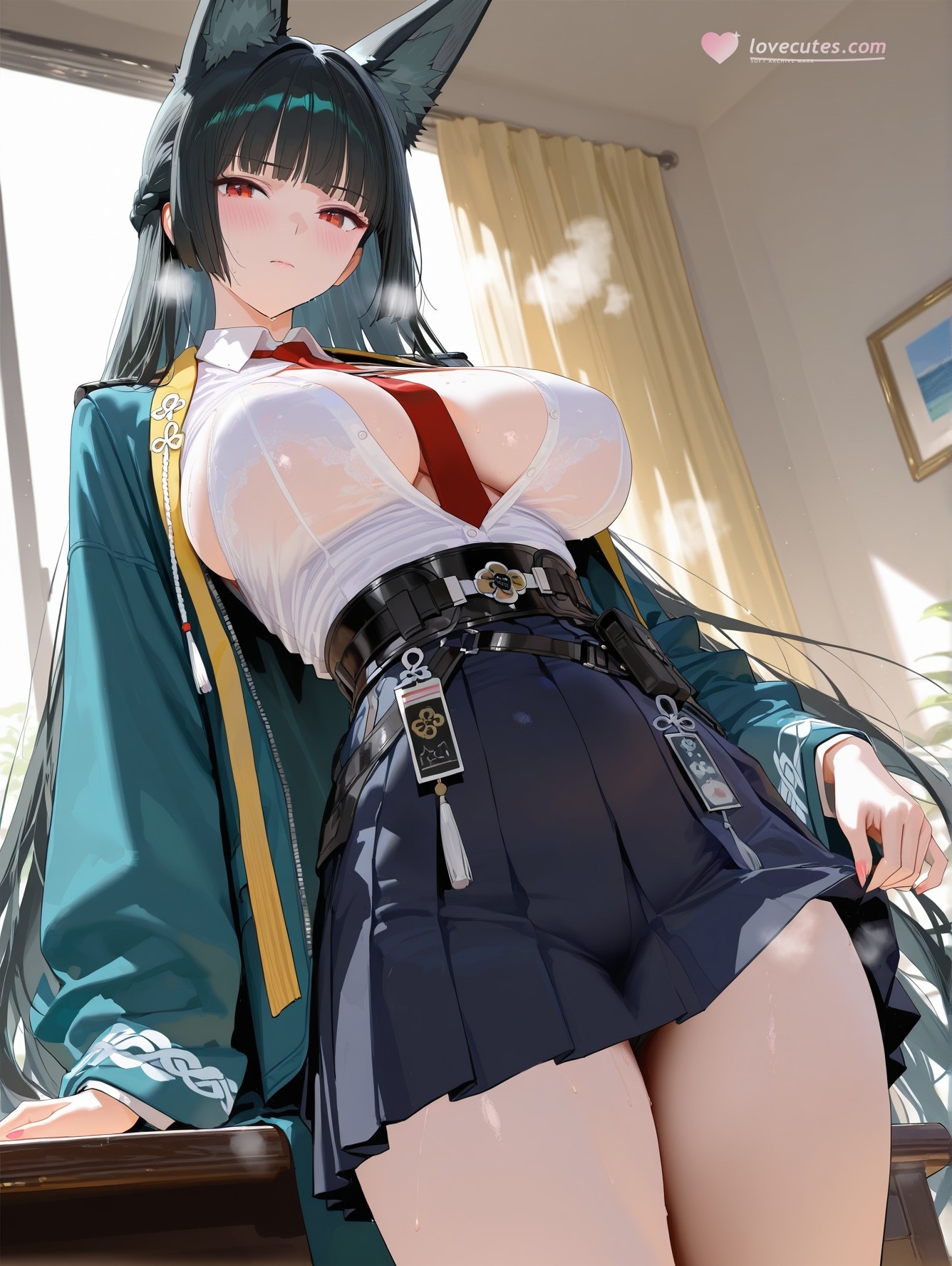 AI生成アニメ少女 - 绝区零 星見雅：湿身露穴 155P