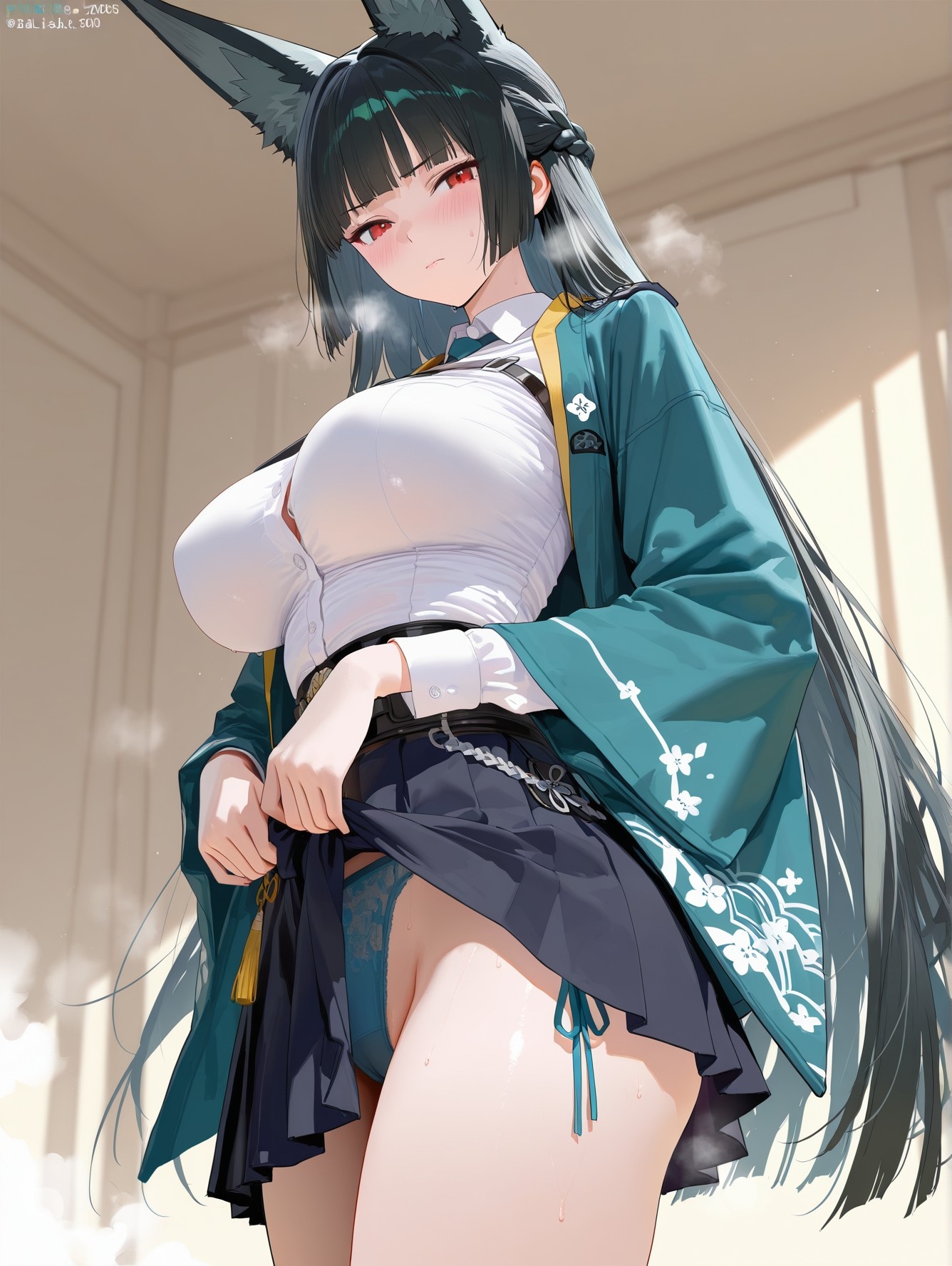 AI生成アニメ少女 - 绝区零 星見雅：湿身露穴 155P