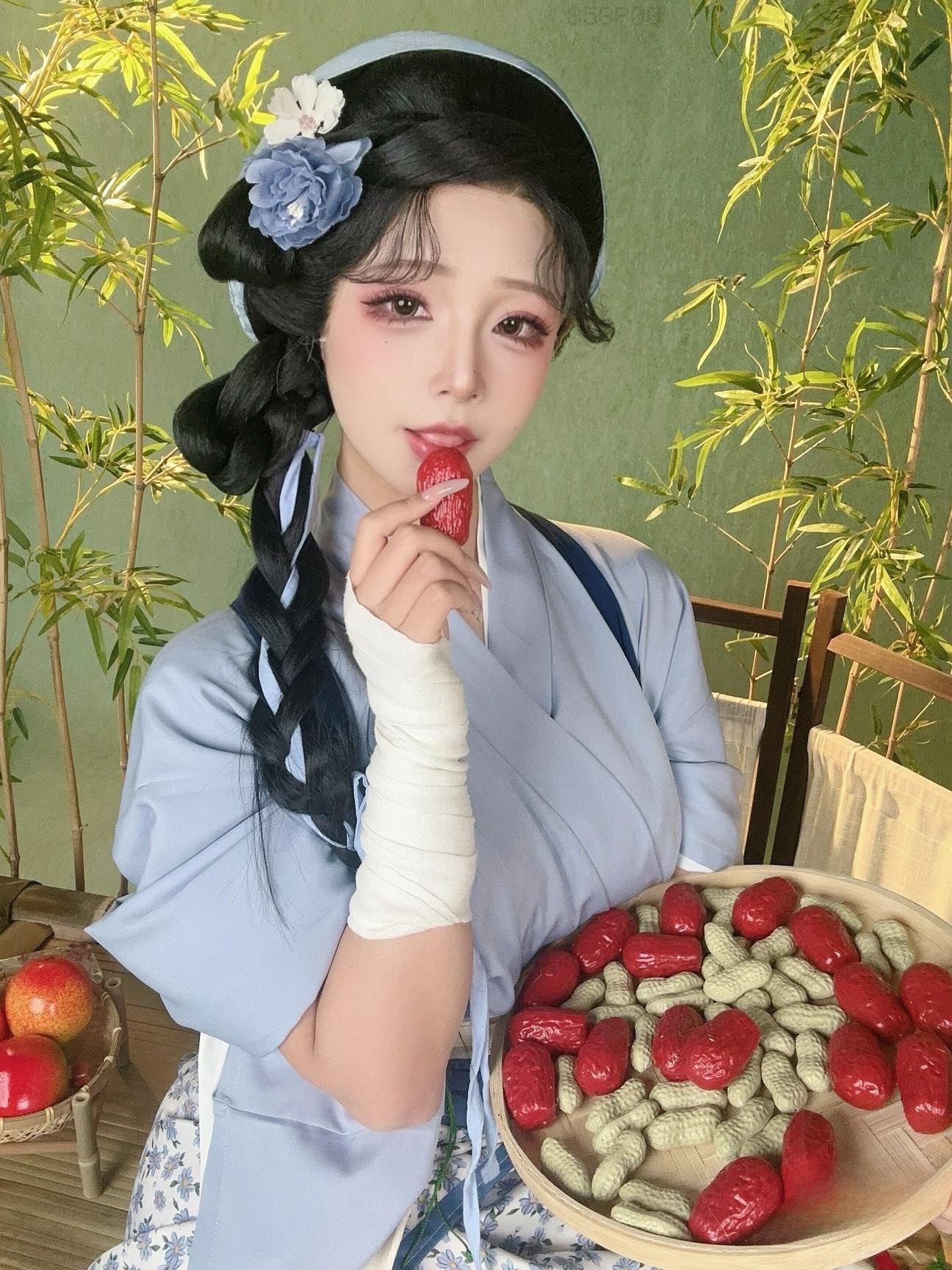 [私房] yuuhui玉汇 - 田园生活：蕾丝内衣露穴翘臀大尺度 48P