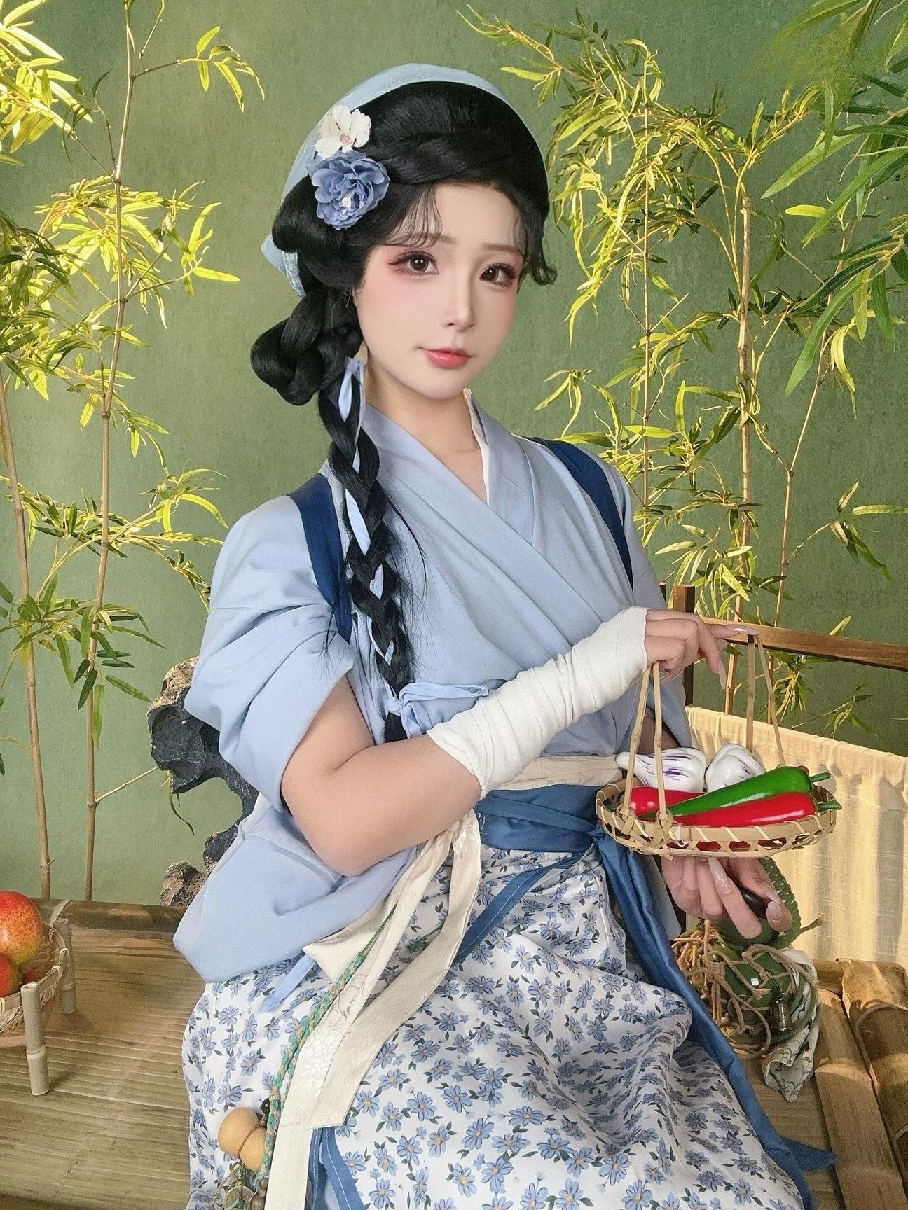 [私房] yuuhui玉汇 - 田园生活：蕾丝内衣露穴翘臀大尺度 48P
