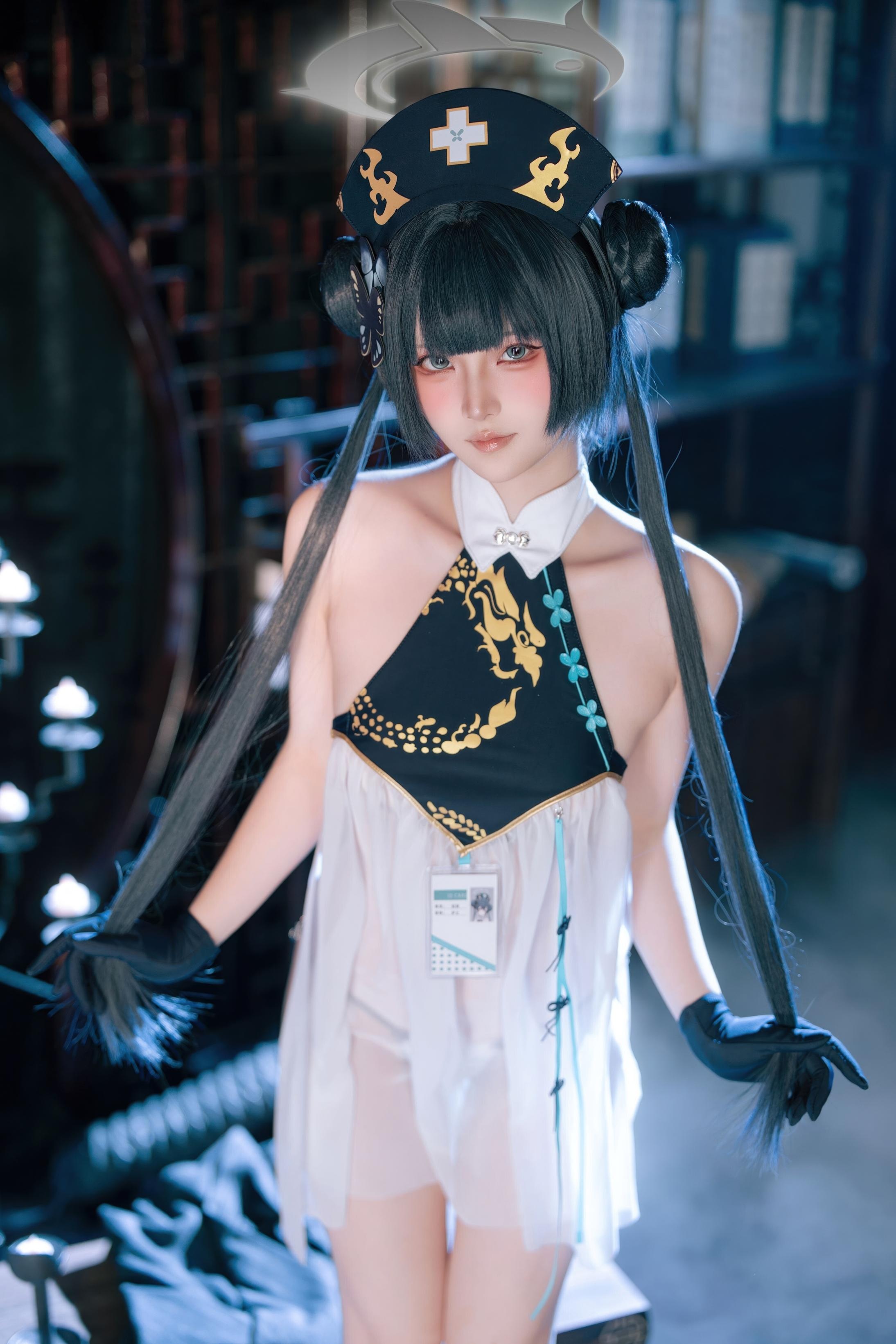 [Cosplay] Yu Fish - Blue Archive Himezaki Doujin Nurse: Stunning Nurse Outfit with Beautiful Legs and Curvy Hips 65P