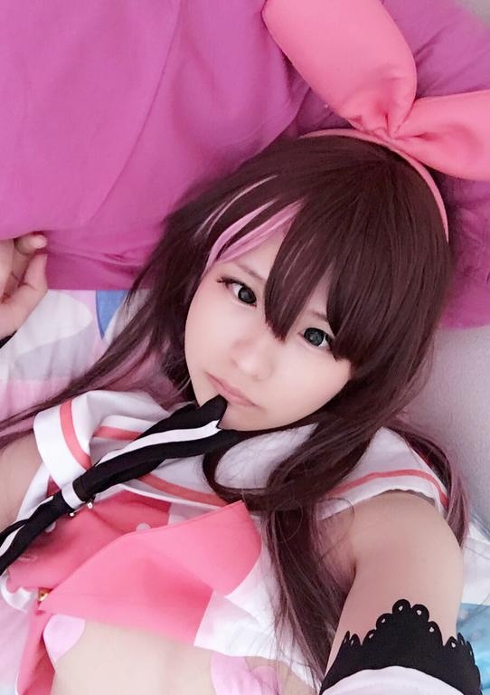 [cosplay] 习呆呆 - 绊爱：露点白丝双马尾大尺度还原 31P2V