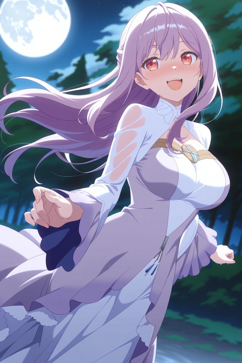 AI Generated Anime Girl - Saint Mia：女仆装床拍露穴 314P