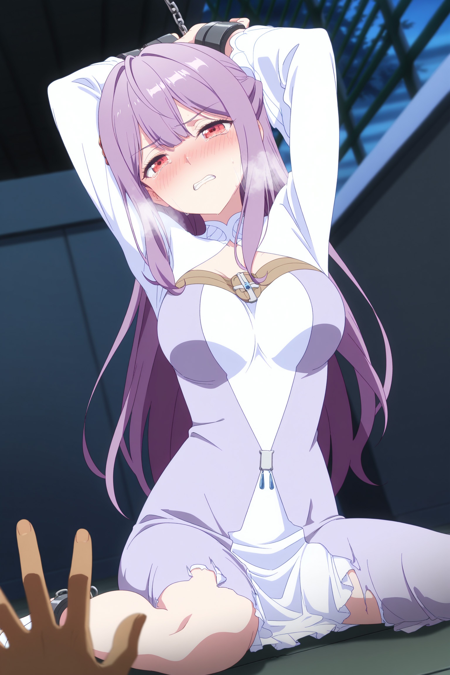 AI Generated Anime Girl - Saint Mia：女仆装床拍露穴 314P