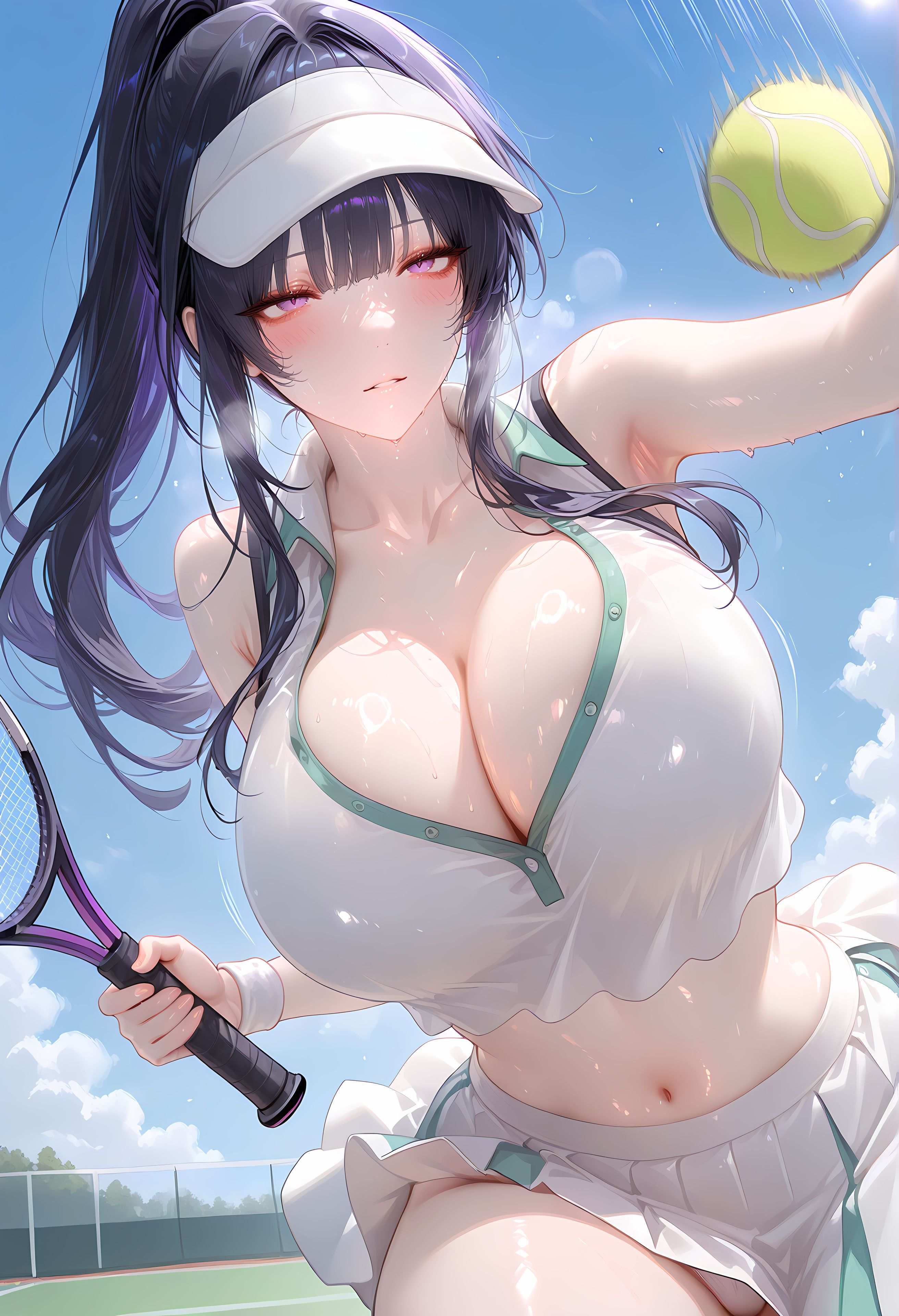 AI Generated Anime Girl - [NAKS] Seo Nari：黑丝私房床拍露穴 370P