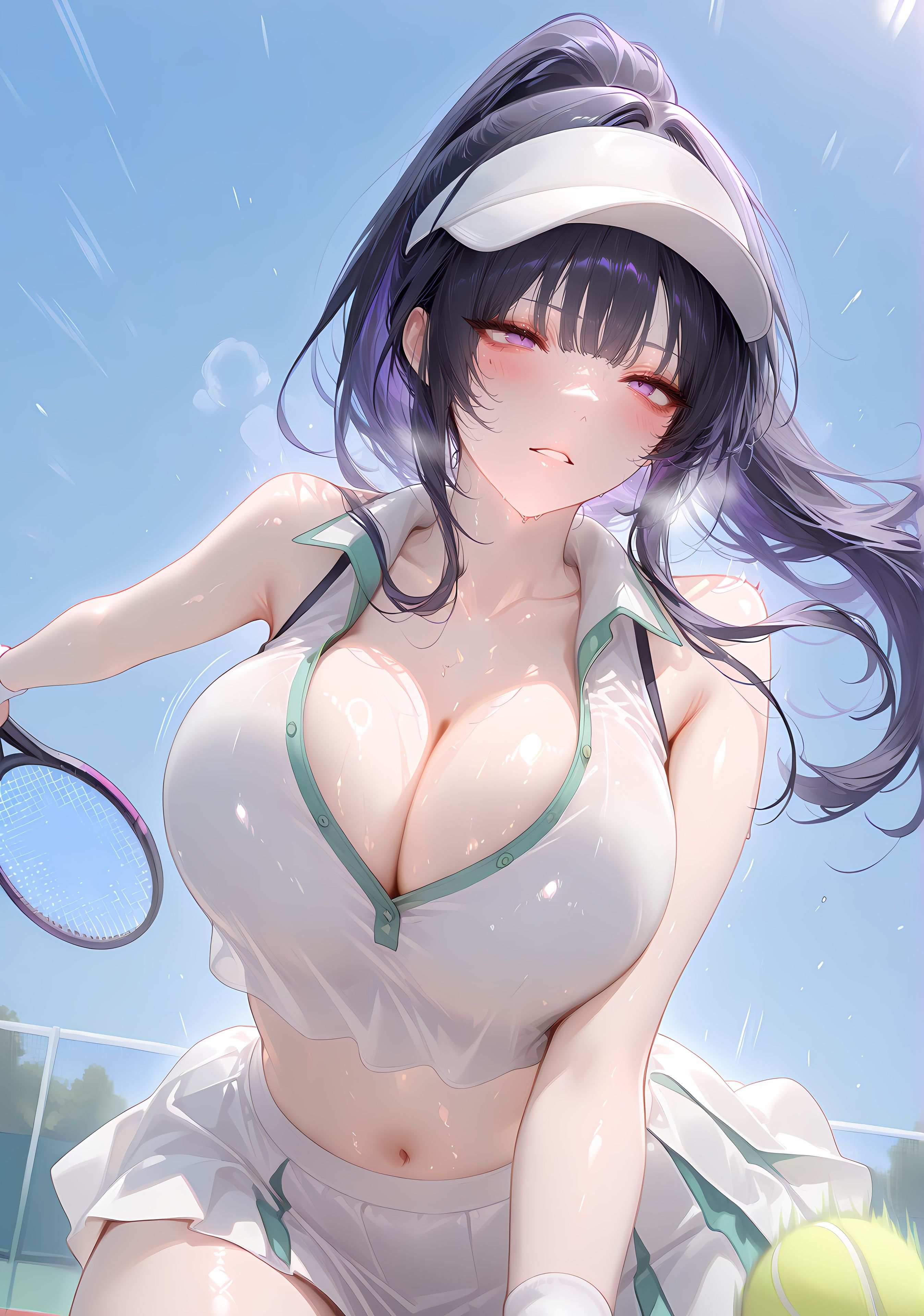 AI Generated Anime Girl - [NAKS] Seo Nari：黑丝私房床拍露穴 370P