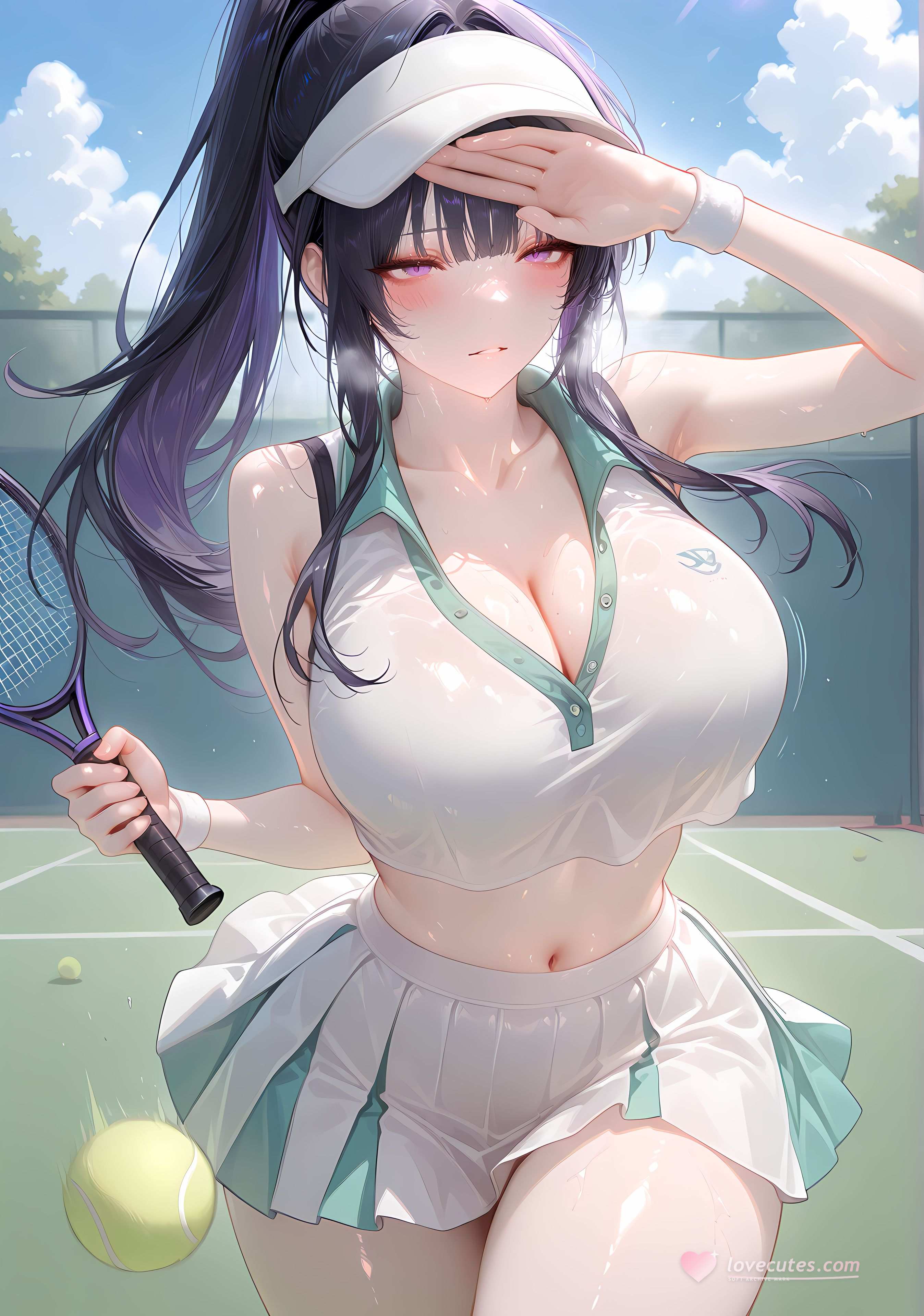 AI Generated Anime Girl - [NAKS] Seo Nari：黑丝私房床拍露穴 370P
