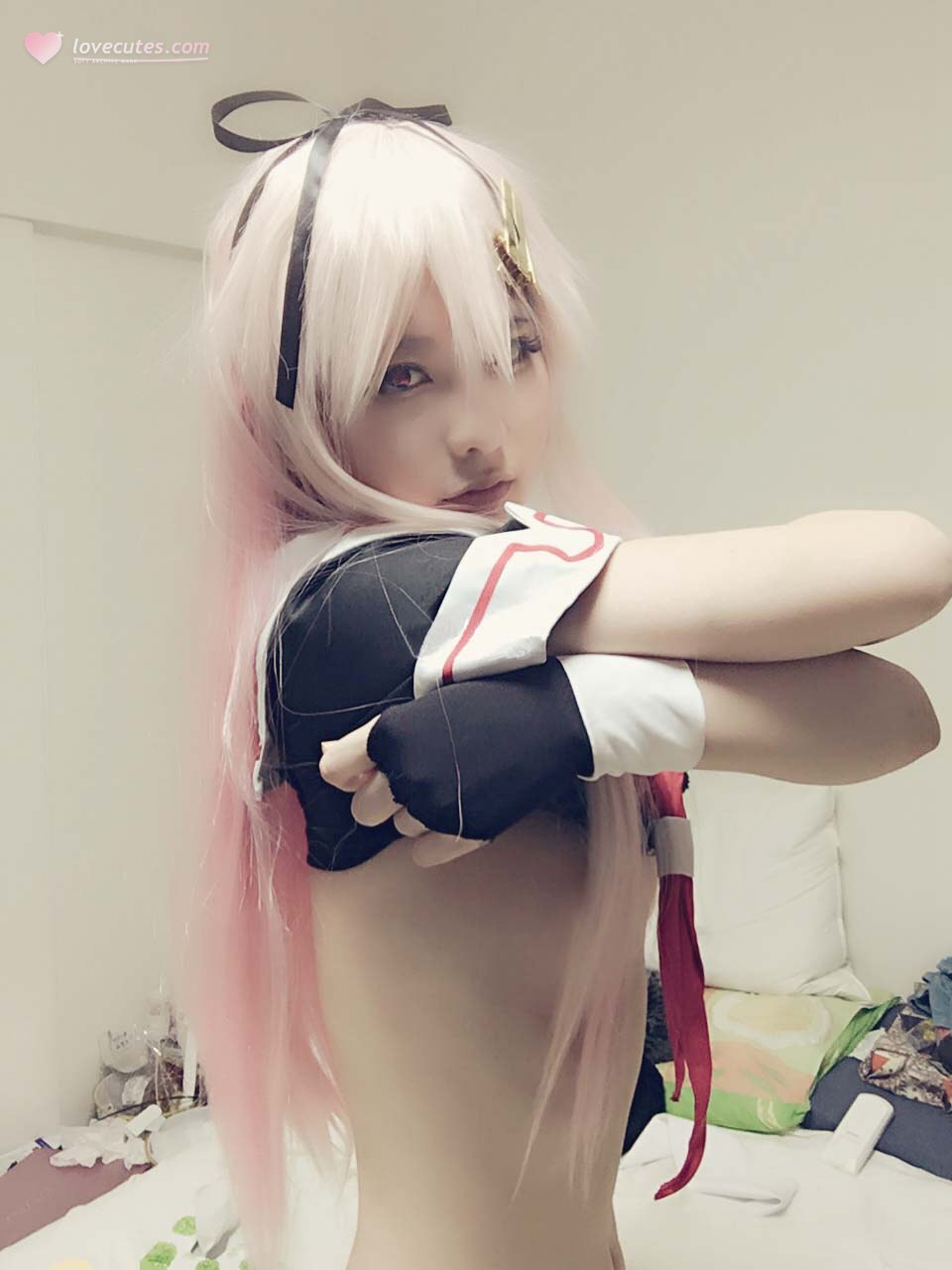 [cosplay] 习呆呆 - POI：制服长腿露点还原 28P2V