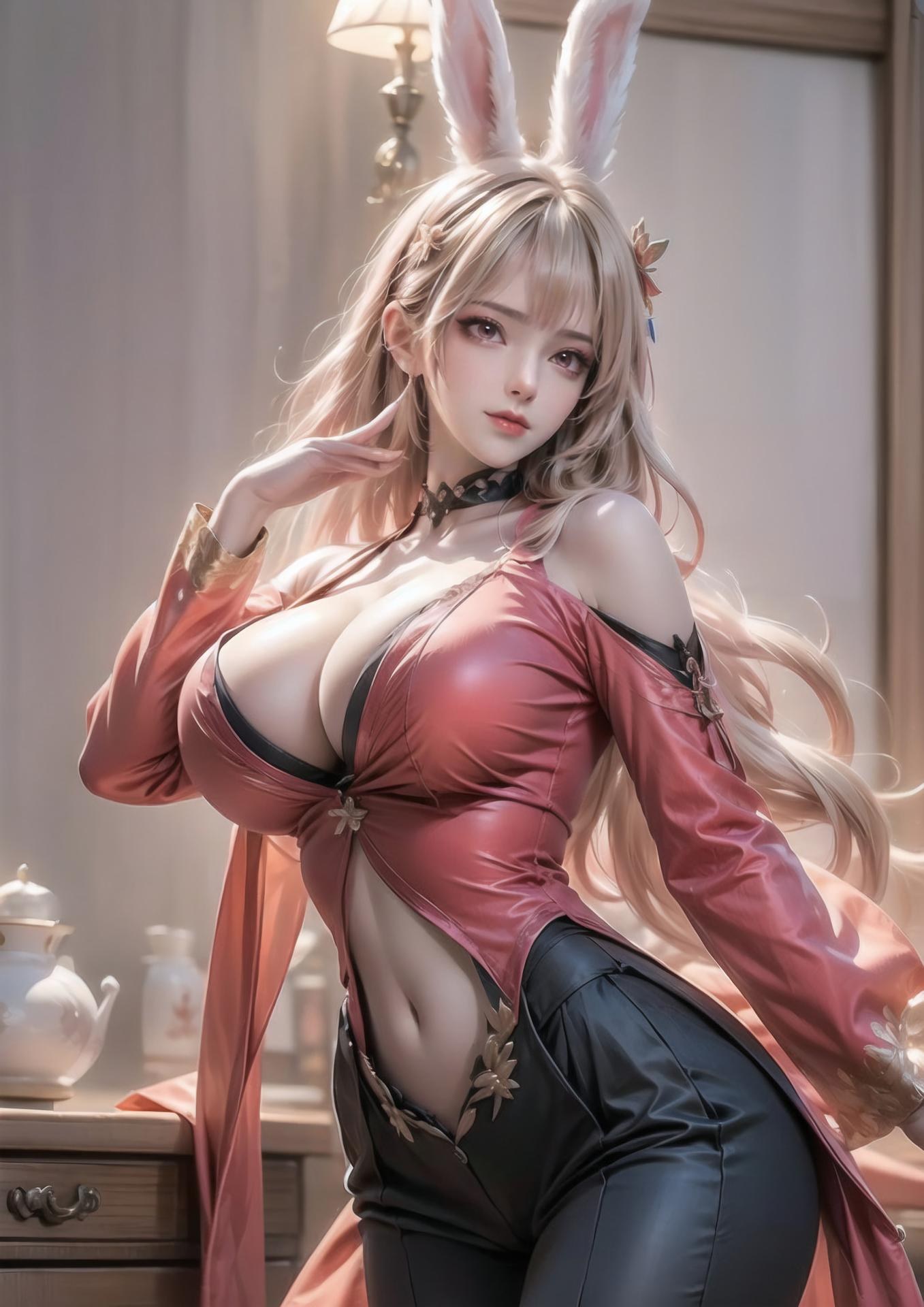 AI Porn - 王者荣耀 公孙离 AI 裸图图库 72P