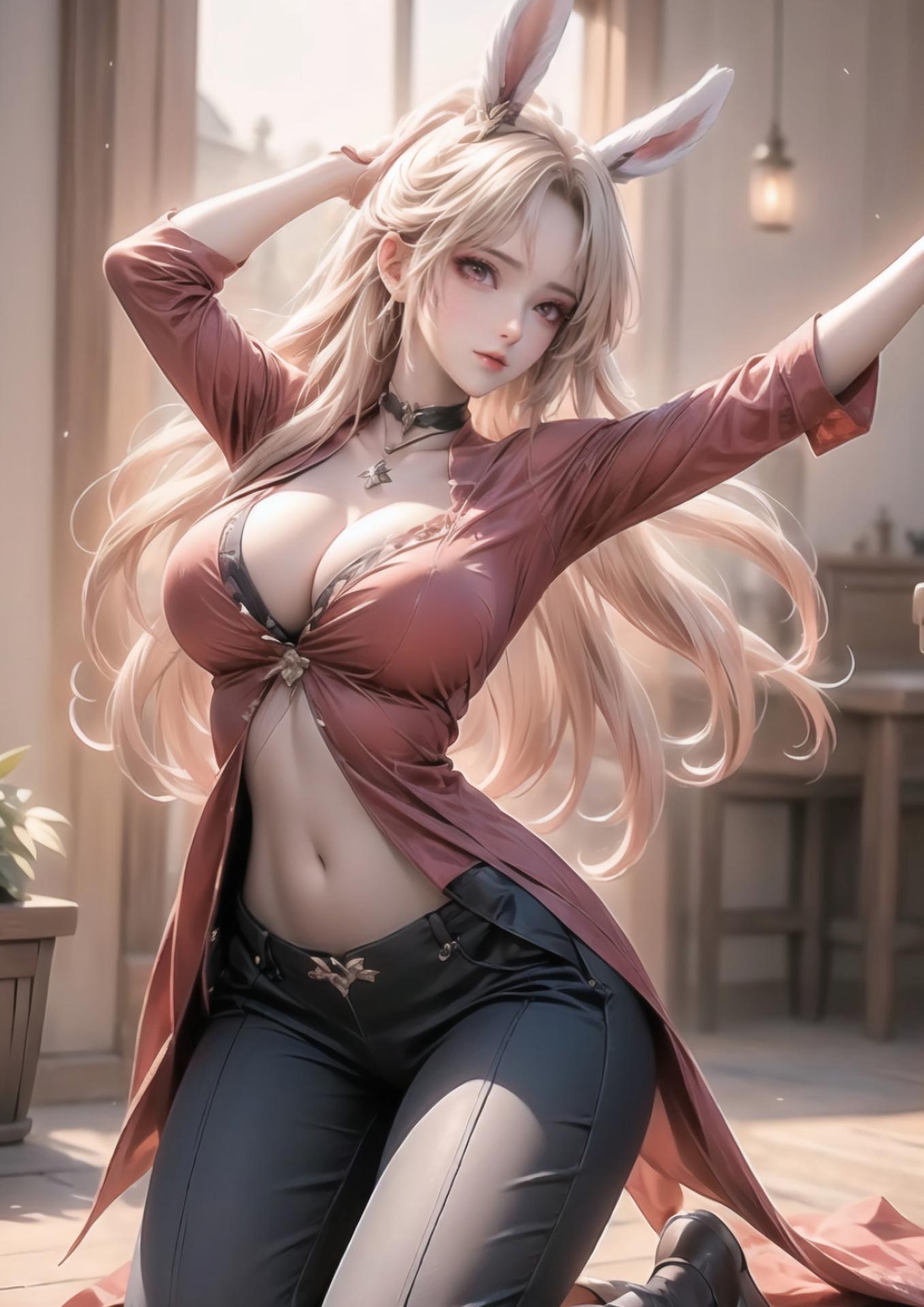 AI Porn - 王者荣耀 公孙离 AI 裸图图库 72P