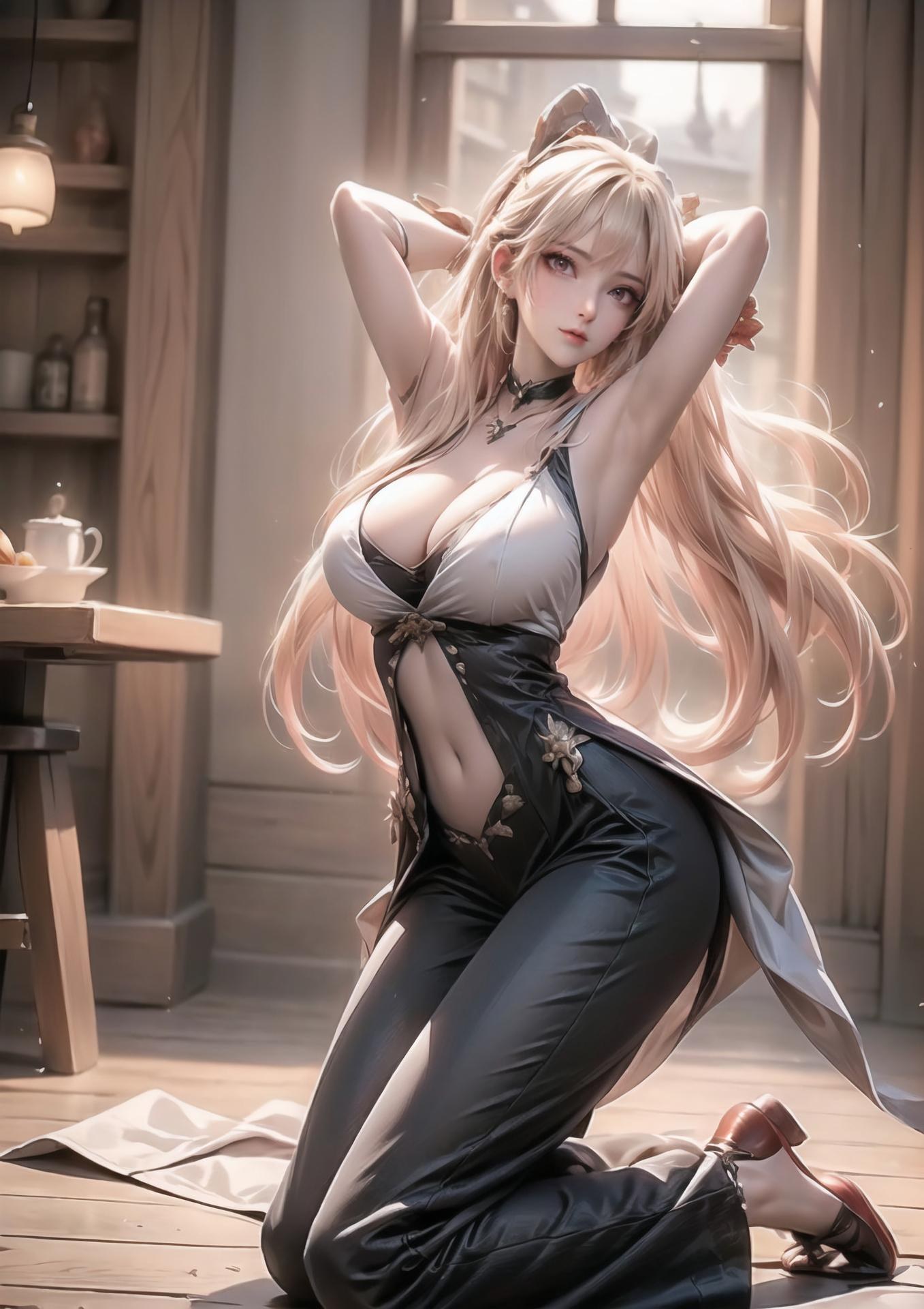 AI Porn - 王者荣耀 公孙离 AI 裸图图库 72P
