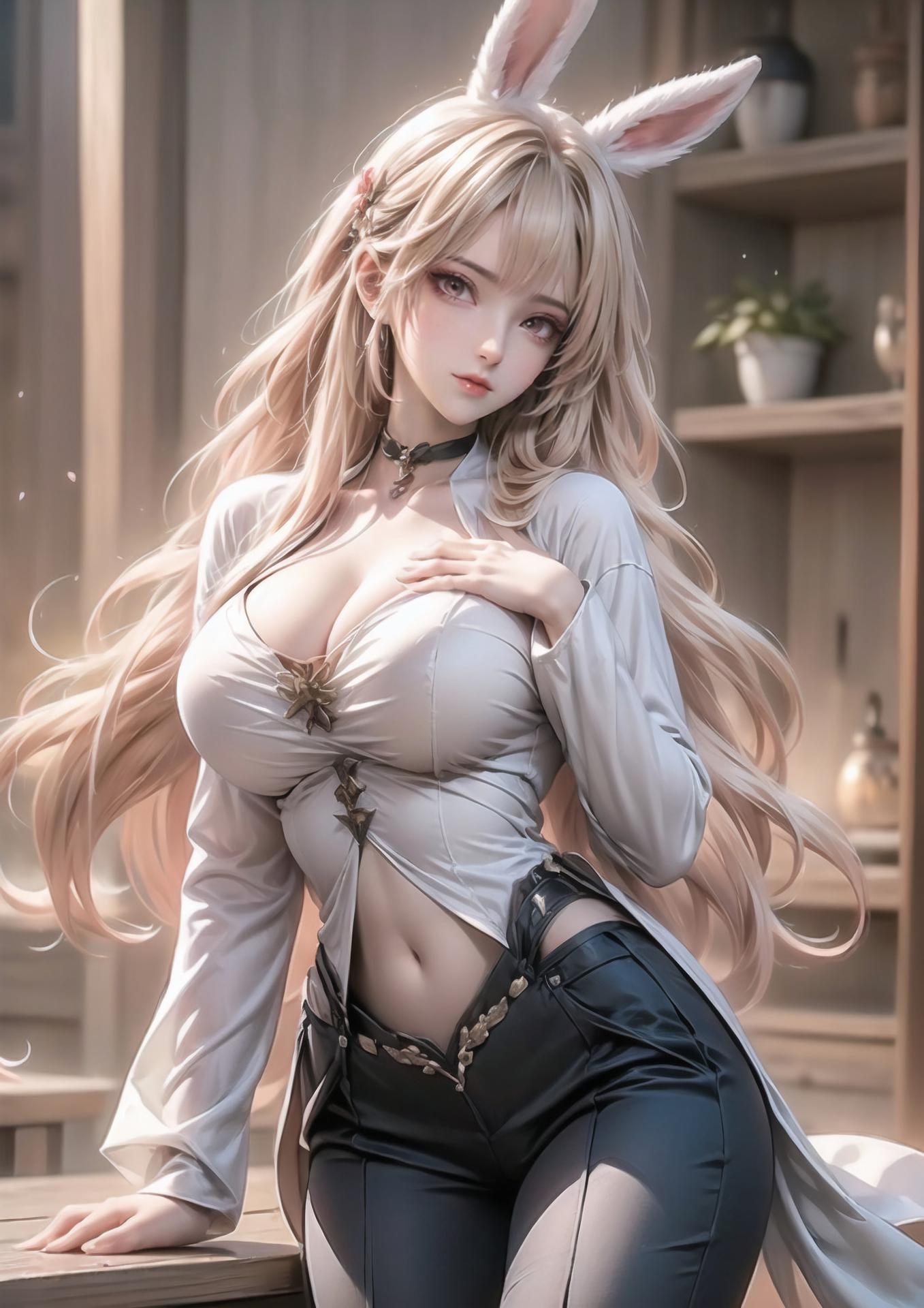 AI Porn - 王者荣耀 公孙离 AI 裸图图库 72P