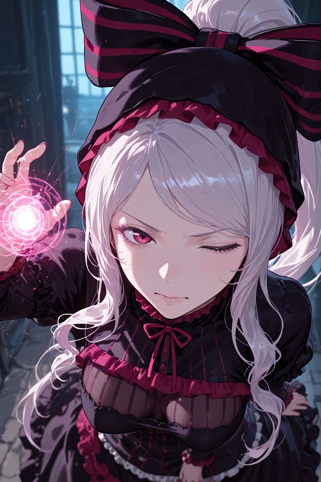 AI Generated Anime Girl - 夏提雅·布拉德弗伦：蕾丝内衣女仆装露穴 490P