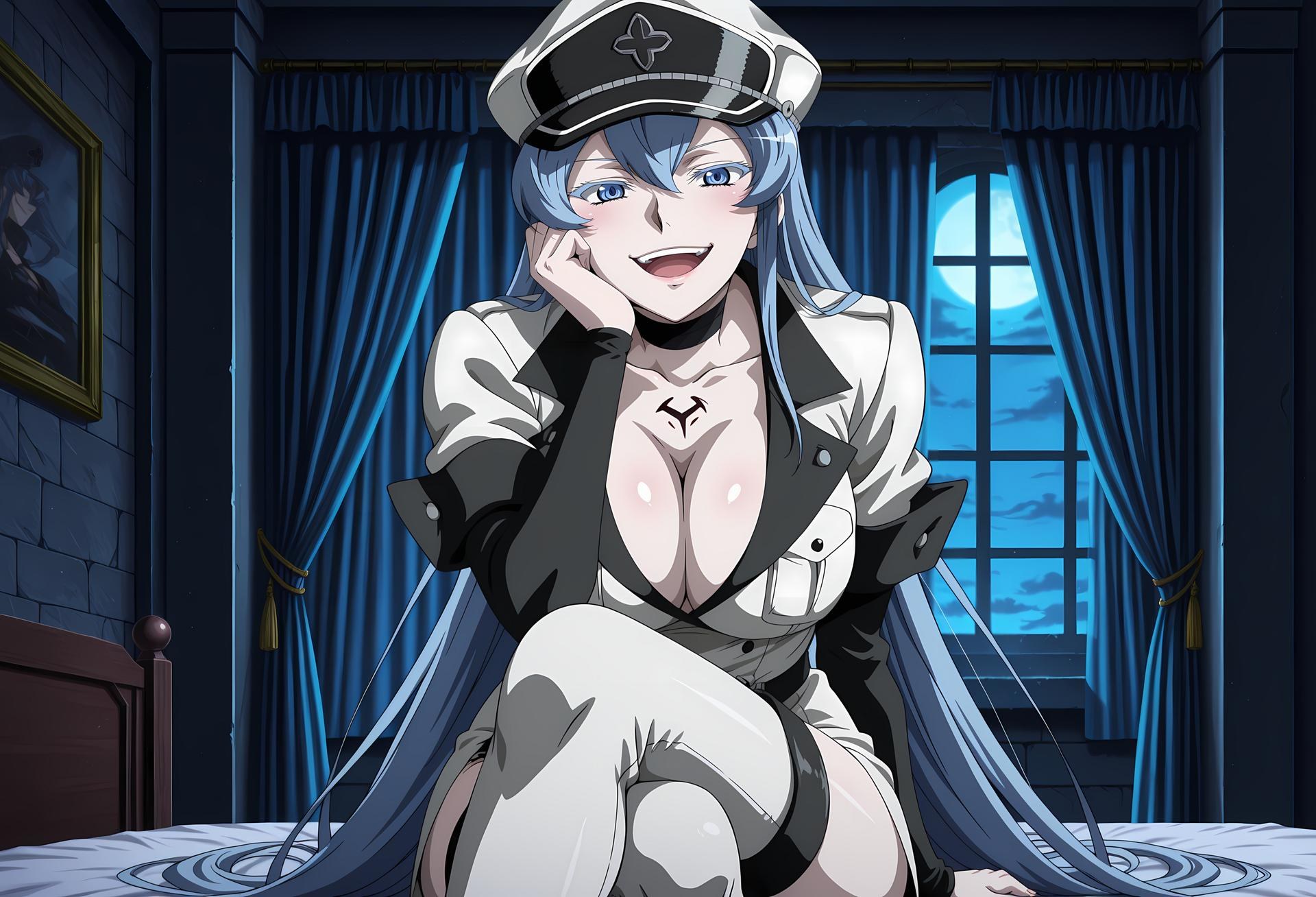 AI Generated Anime Girl - 斩！赤红之瞳 艾斯德斯：긴밀한 의상 사적 노출 96P