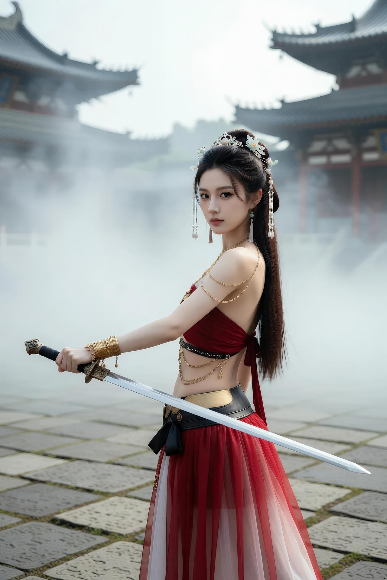 [AI美女] 猫儿仙子 - 修仙：古风仙侠角色写真 美腿幻想 83P