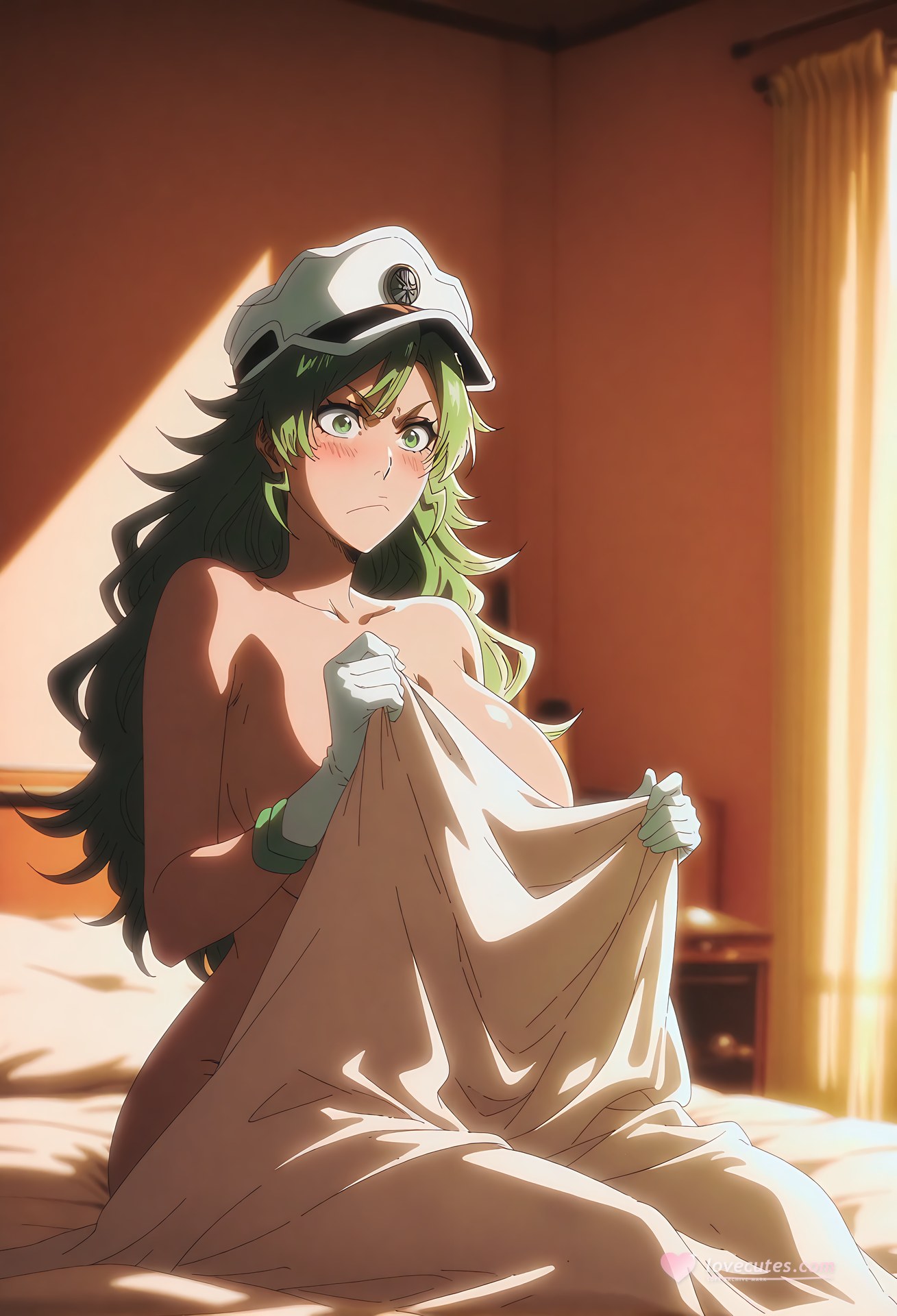 AI Generated Anime Girl - 死神 嘉蒂丝·卡特尼普：ชุดเมดรัดรูป露穴 40P