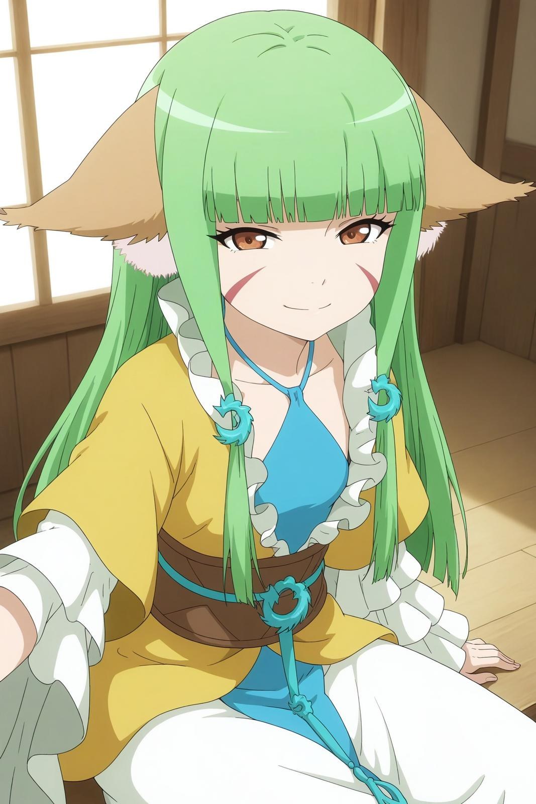 AI Generated Anime Girl - 涂山容容：长发露穴 164P