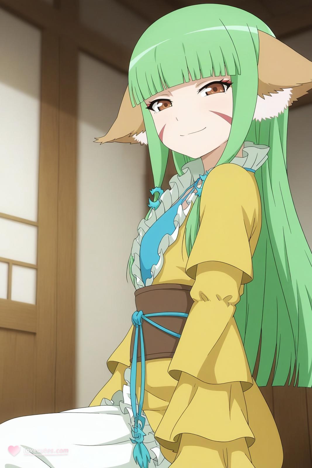 AI Generated Anime Girl - 涂山容容：长发露穴 164P