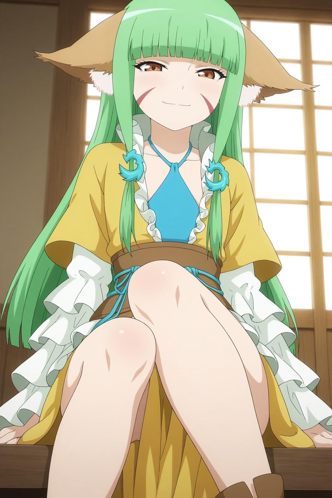 AI Generated Anime Girl - 涂山容容：长发露穴 164P