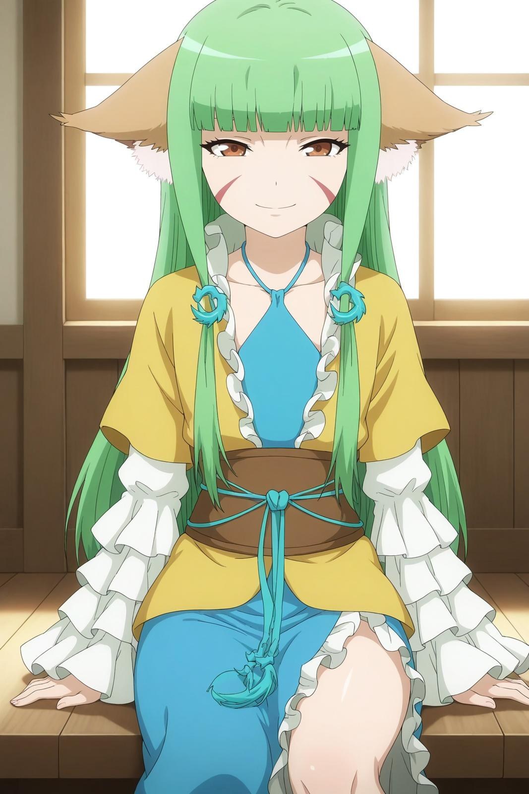AI Generated Anime Girl - 涂山容容：长发露穴 164P