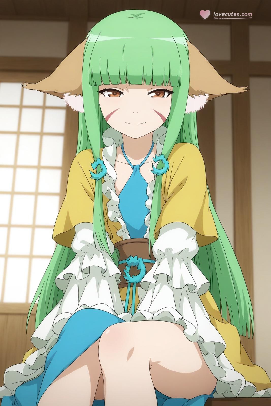 AI Generated Anime Girl - 涂山容容：长发露穴 164P