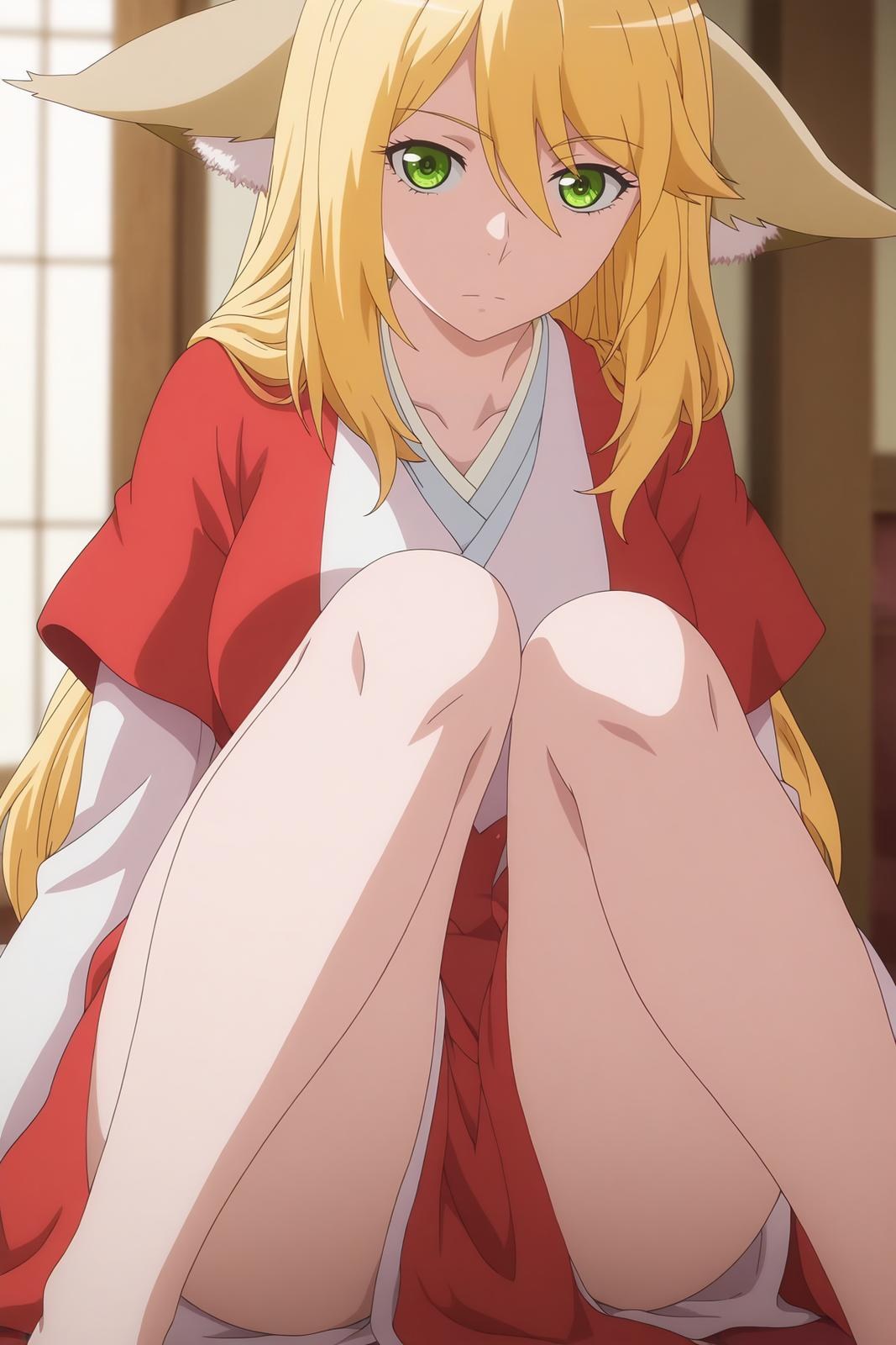AI Generated Anime Girl - 涂山红红：蕾丝内衣露穴 151P