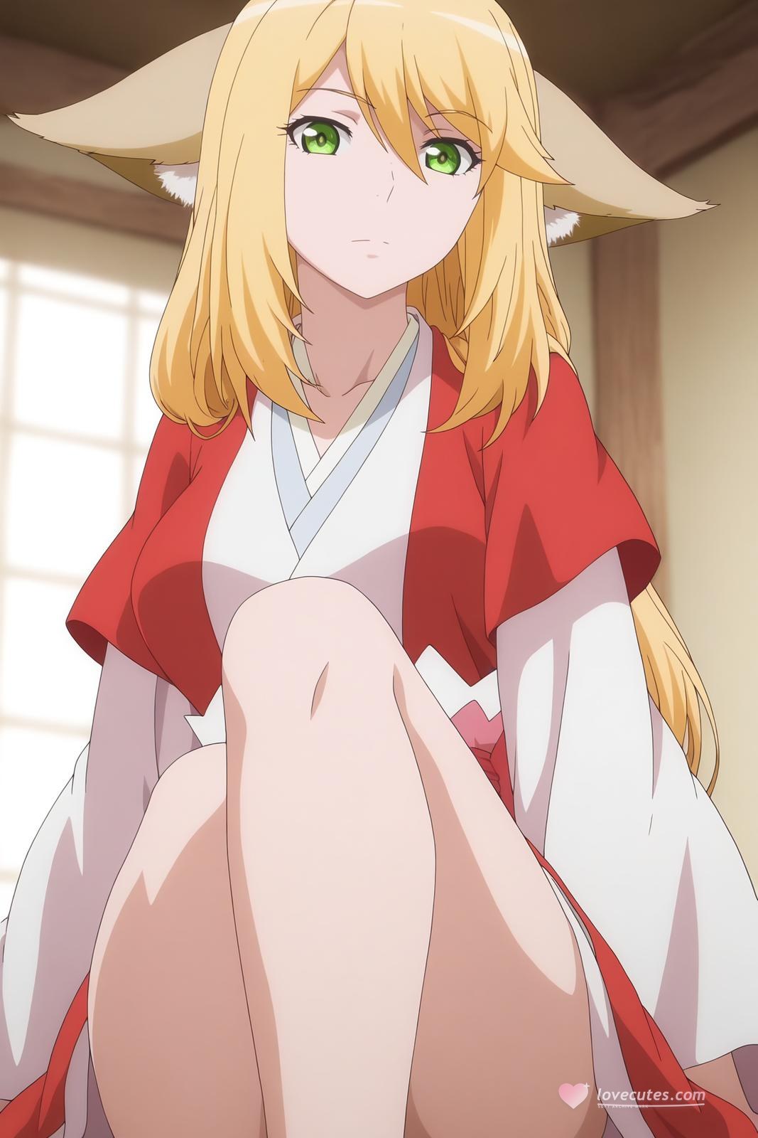 AI Generated Anime Girl - 涂山红红：蕾丝内衣露穴 151P