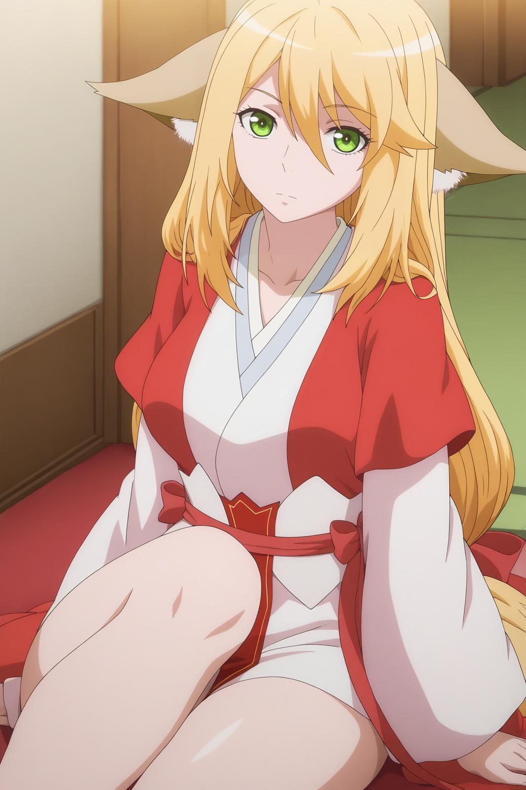 AI Generated Anime Girl - 涂山红红：蕾丝内衣露穴 151P