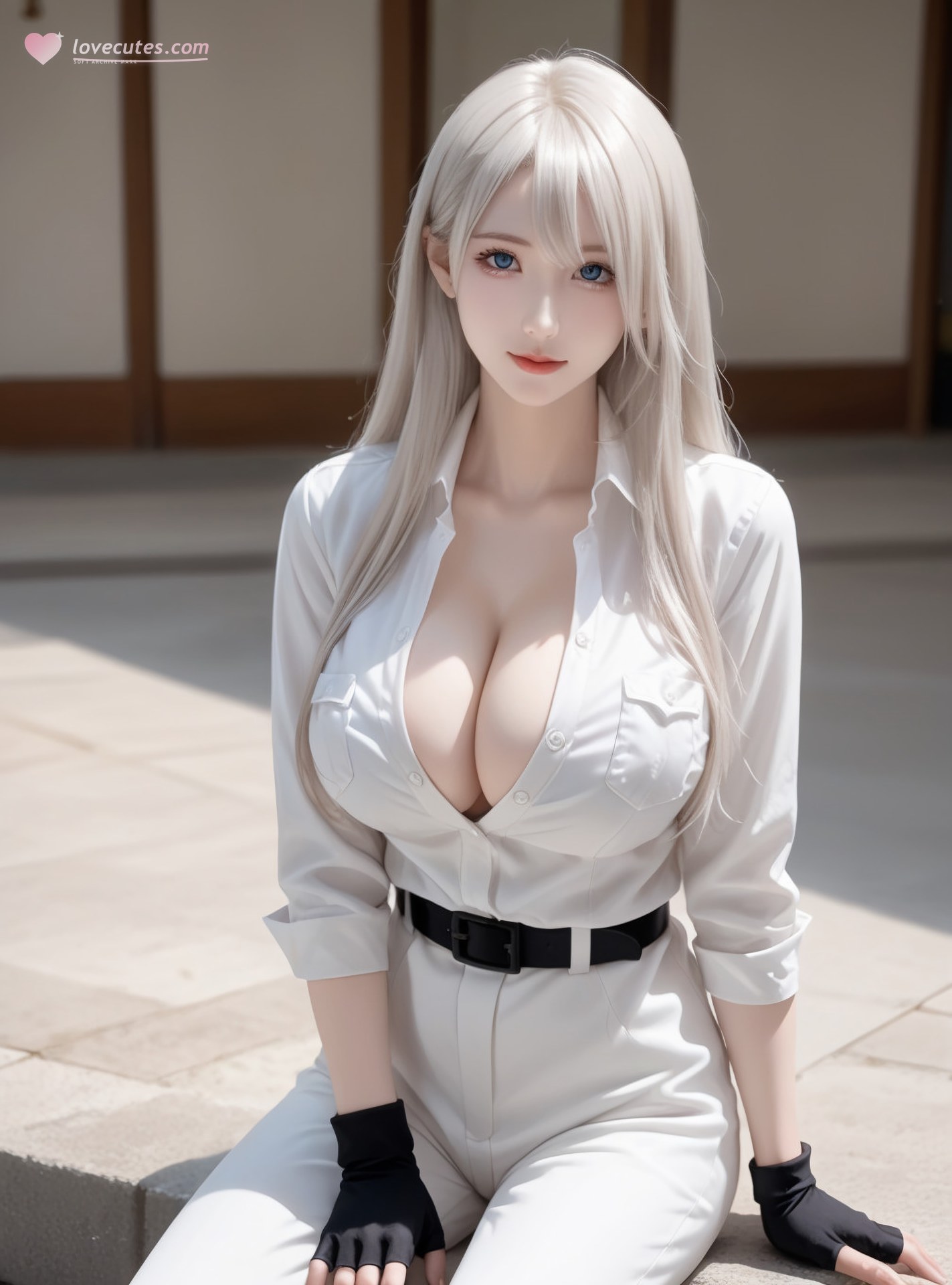 AI Generated Anime Girl - 白血球：紧身衣私房露穴 89P