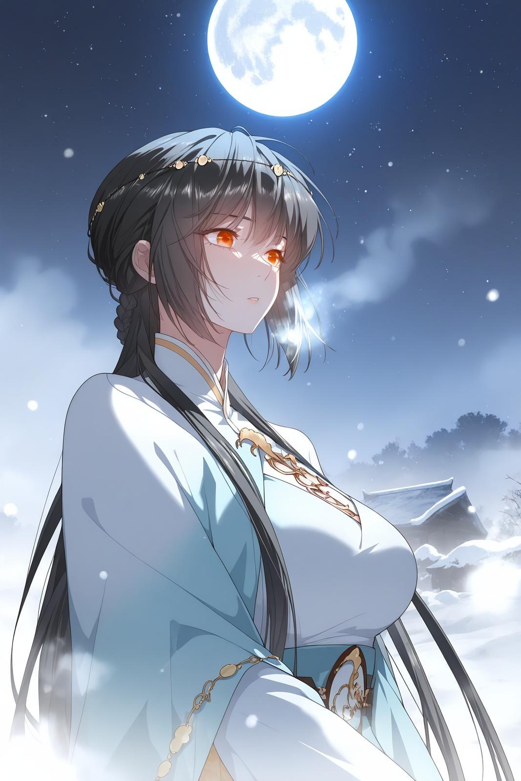 AI Generated Anime Girl - 秋无际：ถ่ายบนเตียงในชุดถุงน่องดำ โชว์จุดซ่อนเร้น 112P