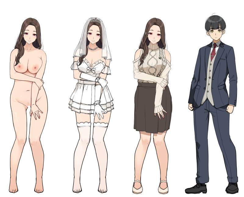 AI Generated Anime Girl - 被求婚且每日性福連連：蕾丝内衣学生装露穴 28P