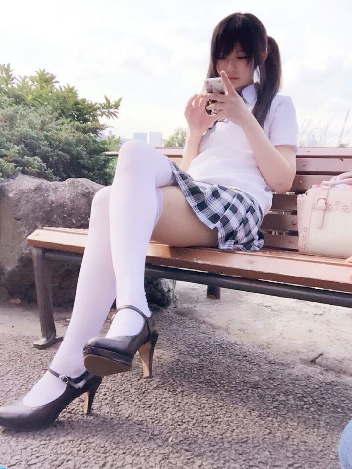 [私房] 习呆呆 - 粉色制服：浴室露点私拍 56P