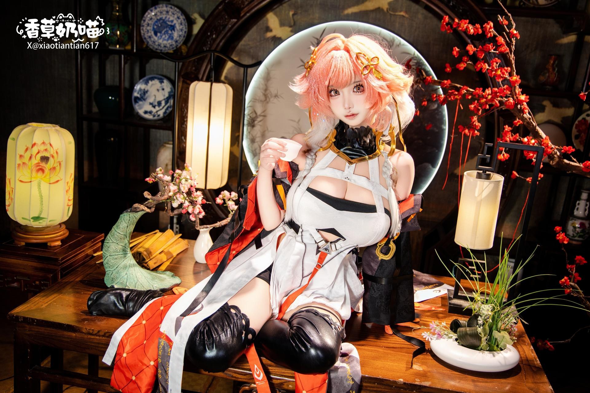 [cosplay] 香草奶喵 - 鸣潮 长离典藏版：原皮内景礼装还原 29P