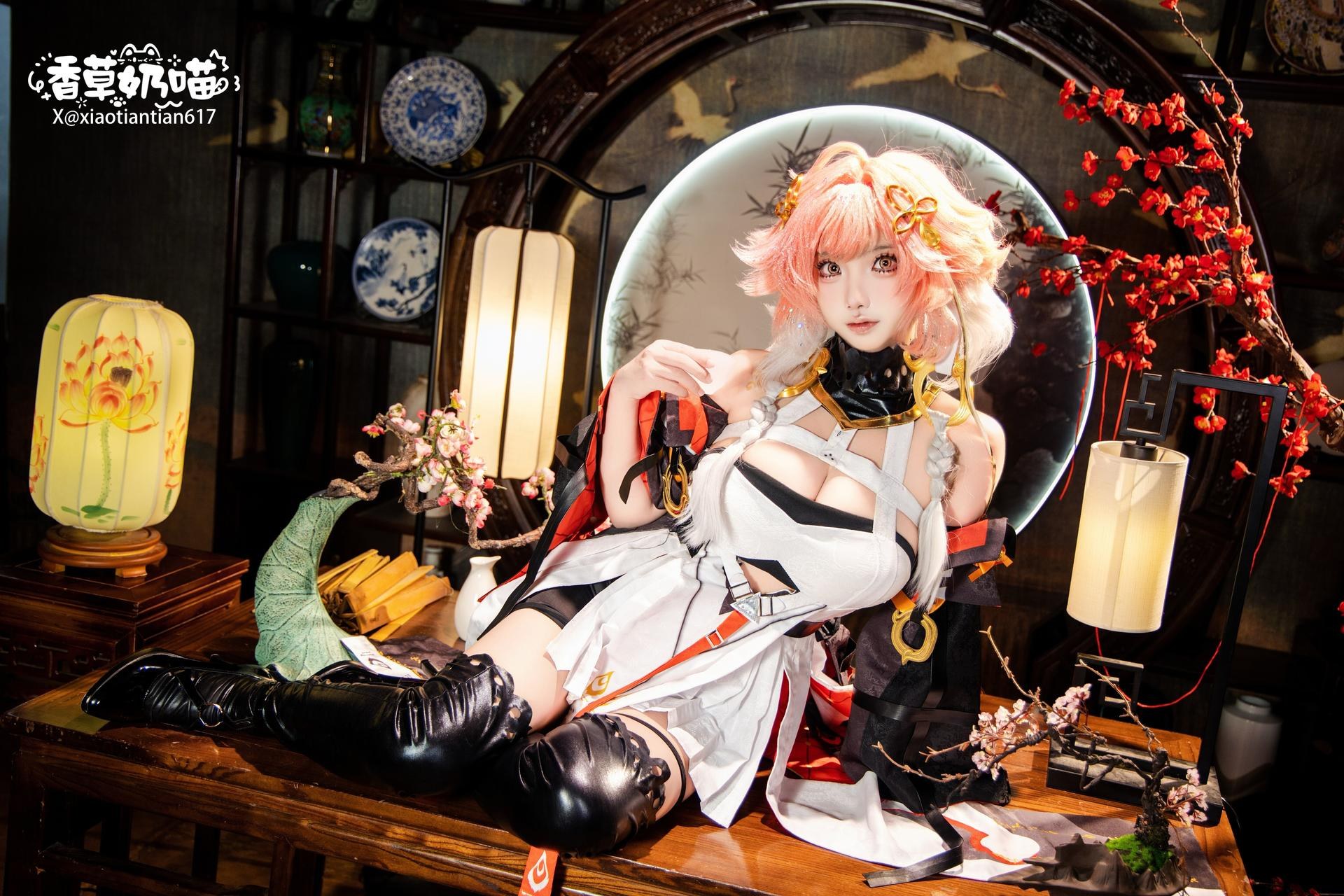 [cosplay] 香草奶喵 - 鸣潮 长离典藏版：原皮内景礼装还原 29P