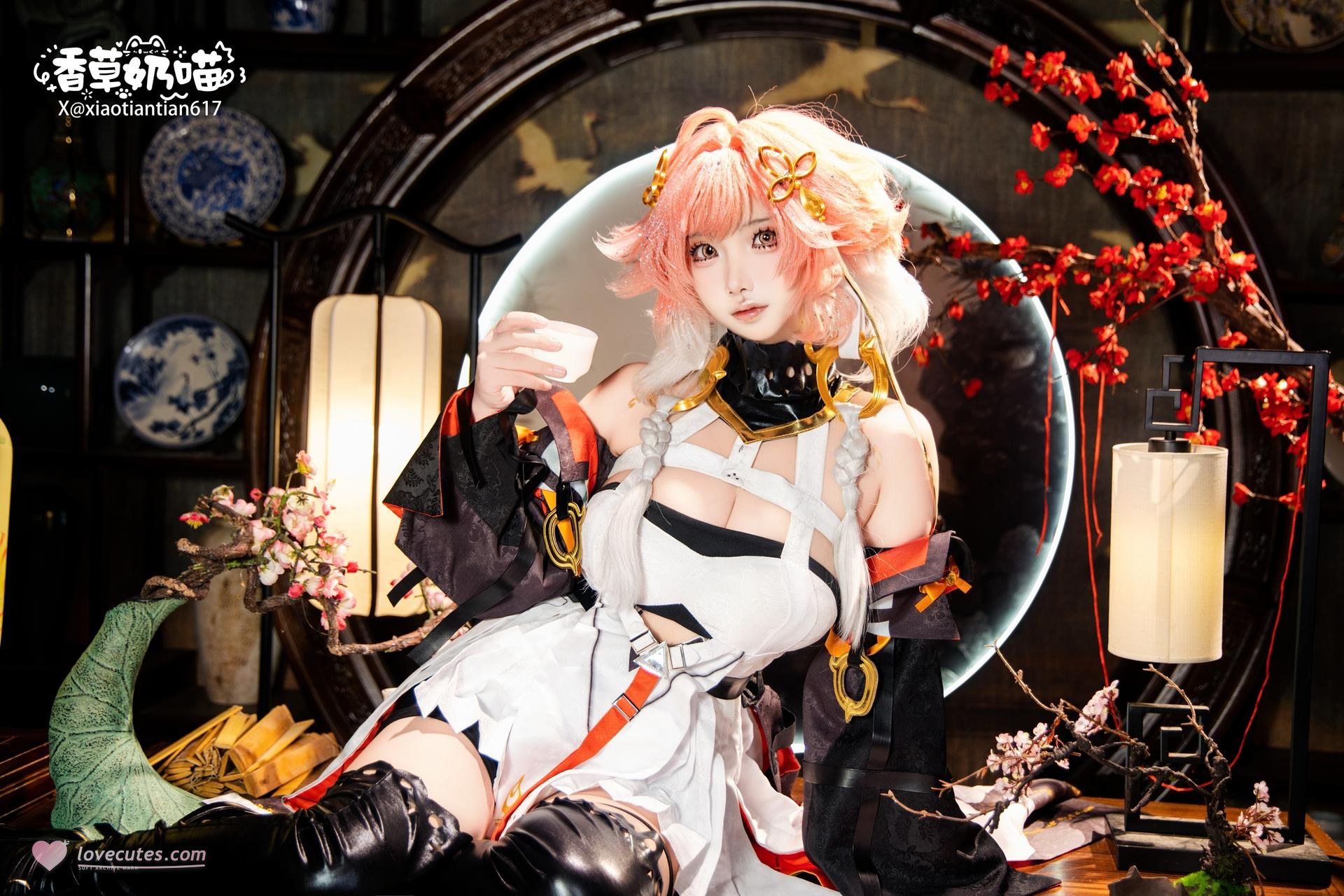 [cosplay] 香草奶喵 - 鸣潮 长离典藏版：原皮内景礼装还原 29P