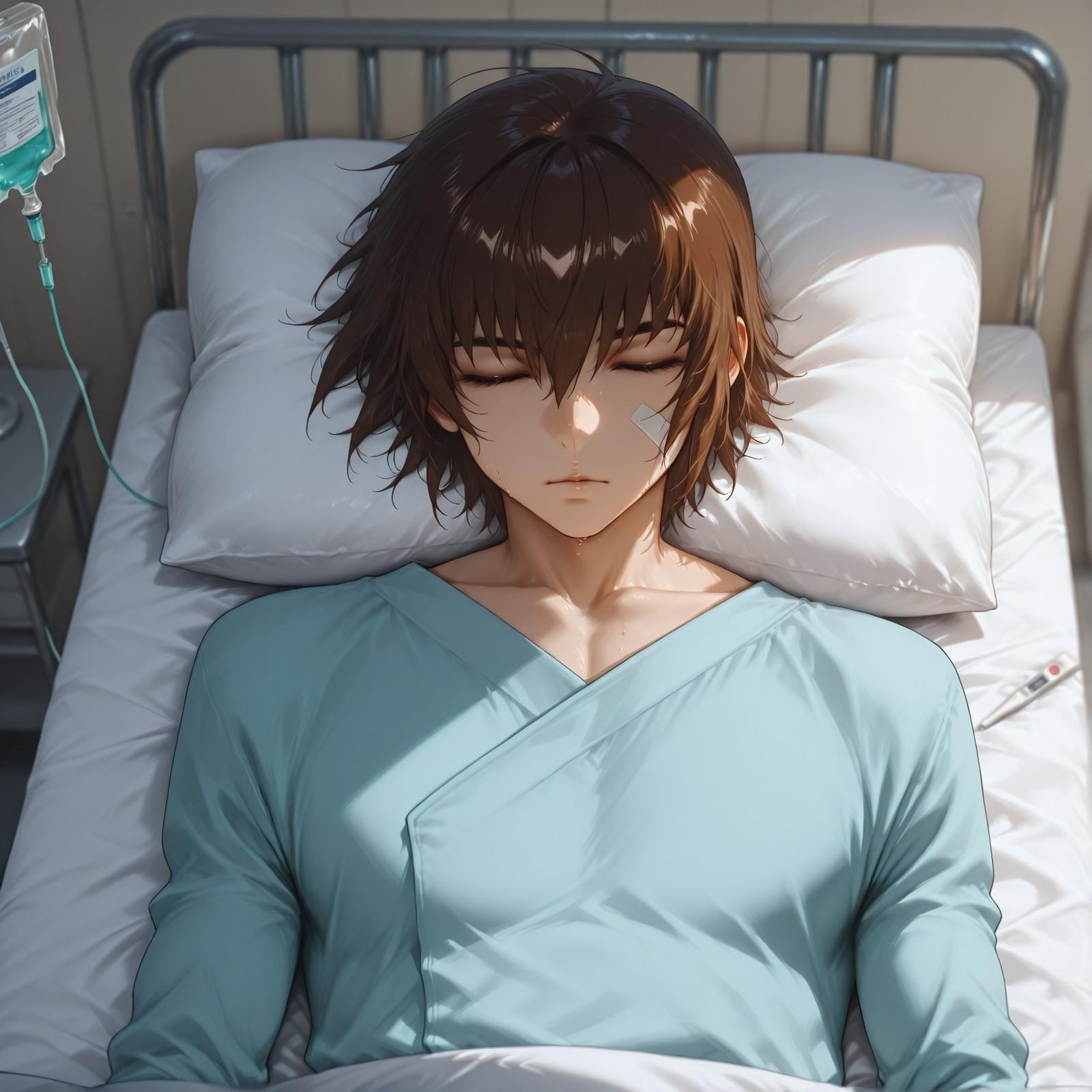 AI Generated Anime Girl - 医疗偿债 拉克丝·克莱因：偿债诊疗蕾丝内衣 345P