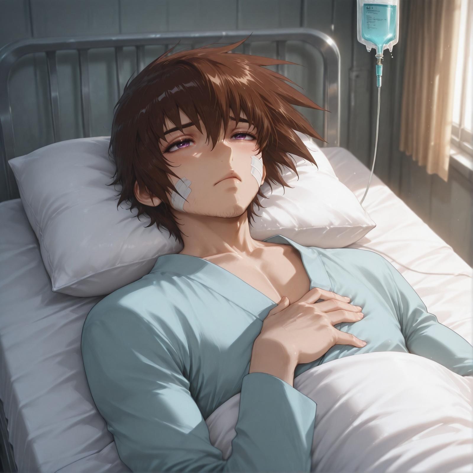 AI Generated Anime Girl - 医疗偿债 拉克丝·克莱因：偿债诊疗蕾丝内衣 345P