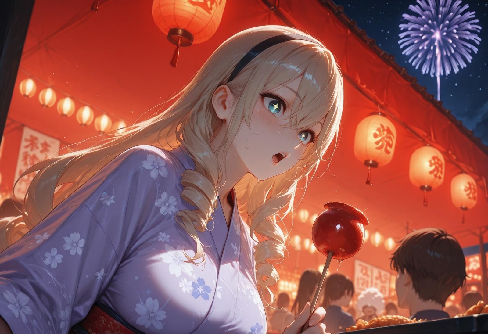 AI Generated Anime Girl - 少女骑士物语 塞莉亚·库缇米尼：黑丝蕾丝内衣NTR 336P
