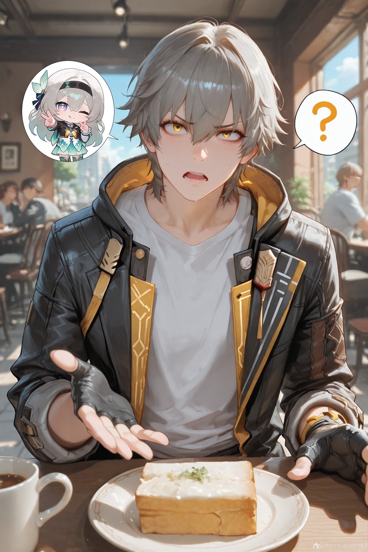 AI Generated Anime Girl - 崩坏：星穹铁道 花火：床拍湿身露穴 318P