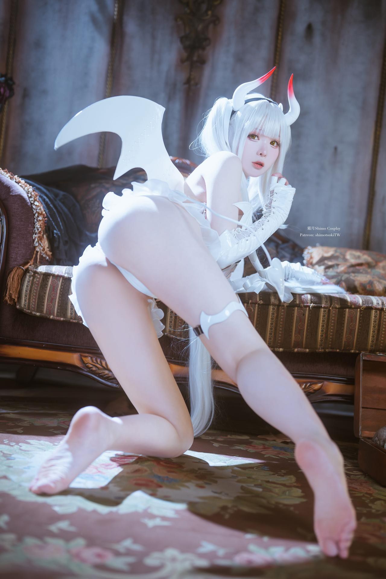 [写真] 霜月shimo - Blanc Demon：写真ธีมปีศาจสีขาว 21P