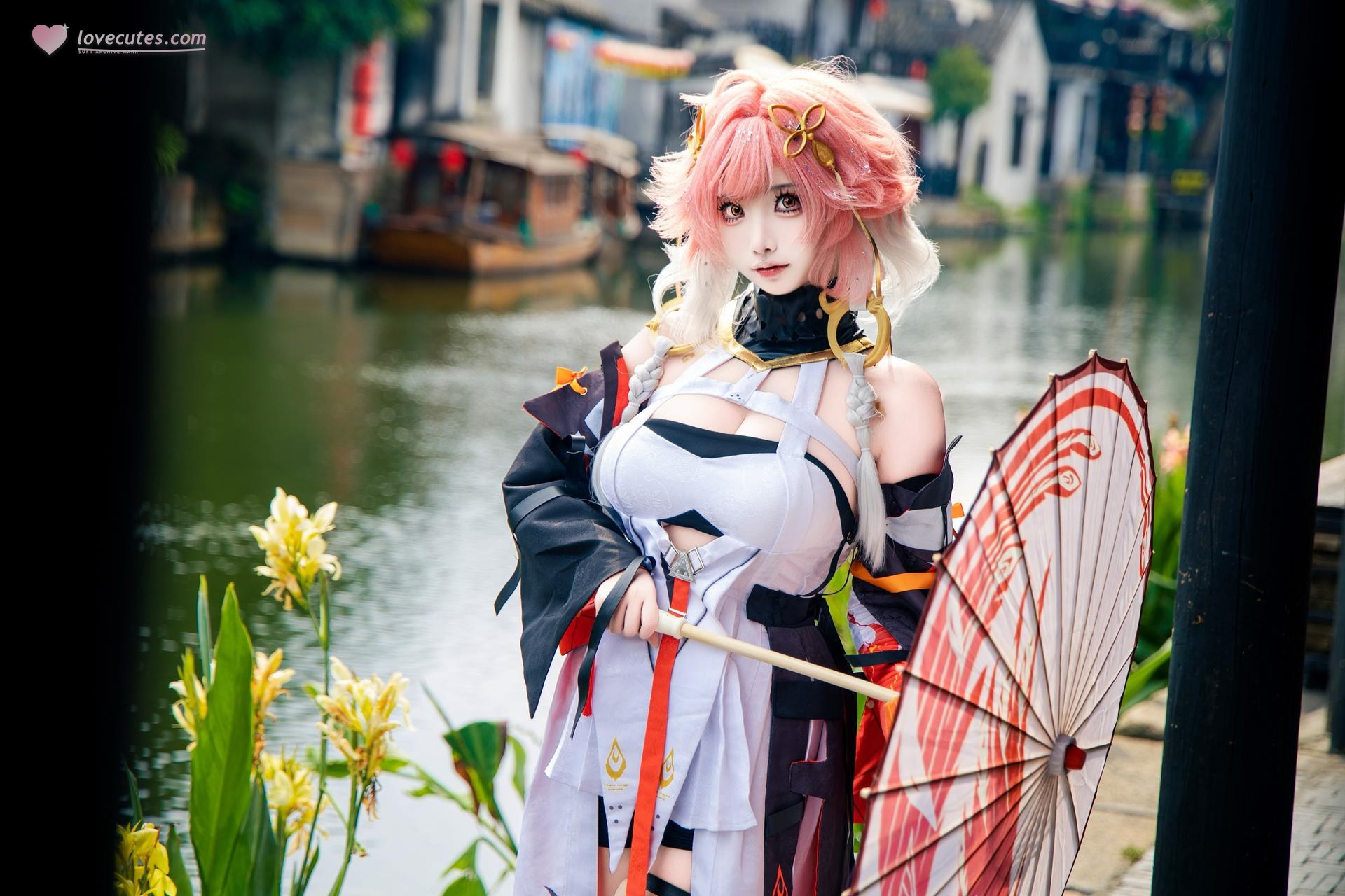 [cosplay] 香草奶喵 - 鸣潮 长离: 原皮 ngoại cảnh ảnh nhân vật 25P