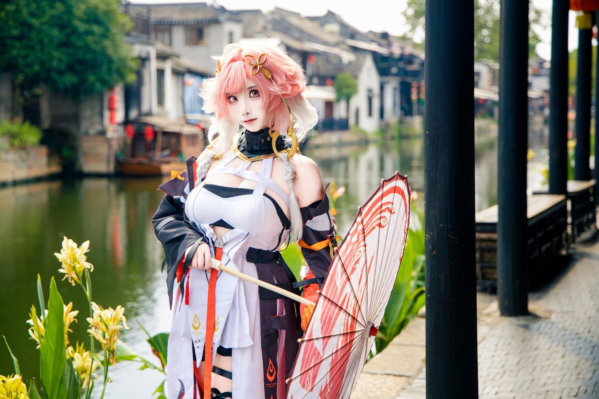 [cosplay] 香草奶喵 - 鸣潮 长离: 原皮 ngoại cảnh ảnh nhân vật 25P