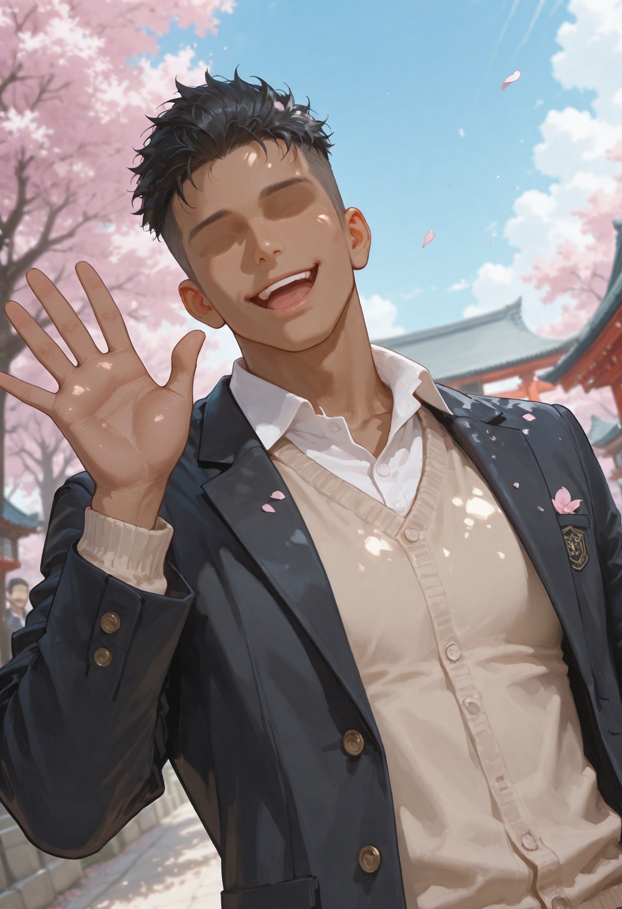 AI Generated Anime Girl - 我的青春恋爱物语果然有问题 雪之下母：黑丝蕾丝内衣紧身衣学生装湿身露穴 352P