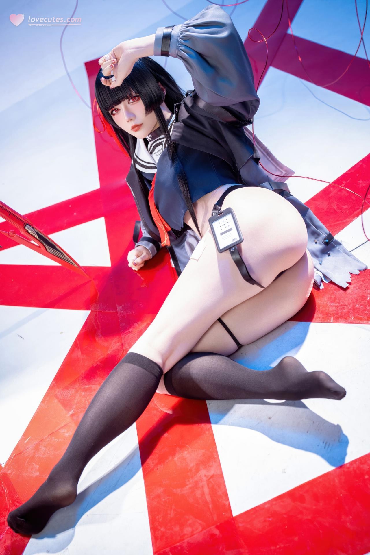 [cosplay] 星之迟迟Hoshilily - 鸣潮 千咲 JK：角色主题写真 64P